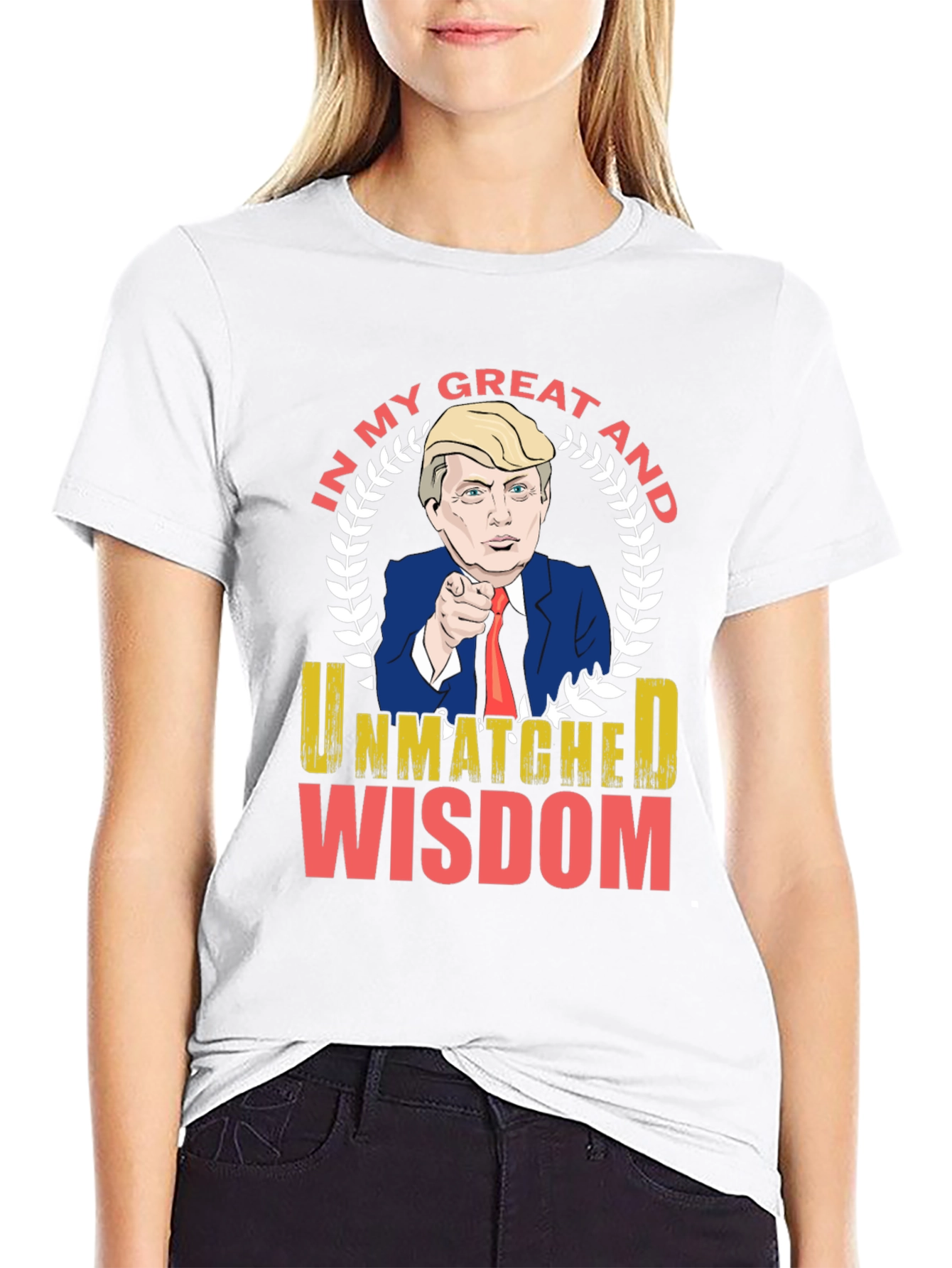 Trump Unmatched Wisdom Graphic T-Shirt