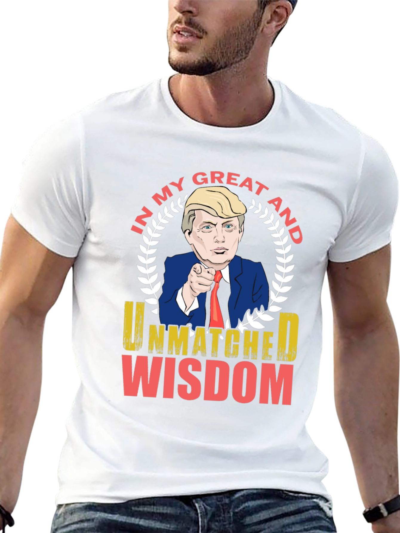 Trump Unmatched Wisdom Graphic T-Shirt