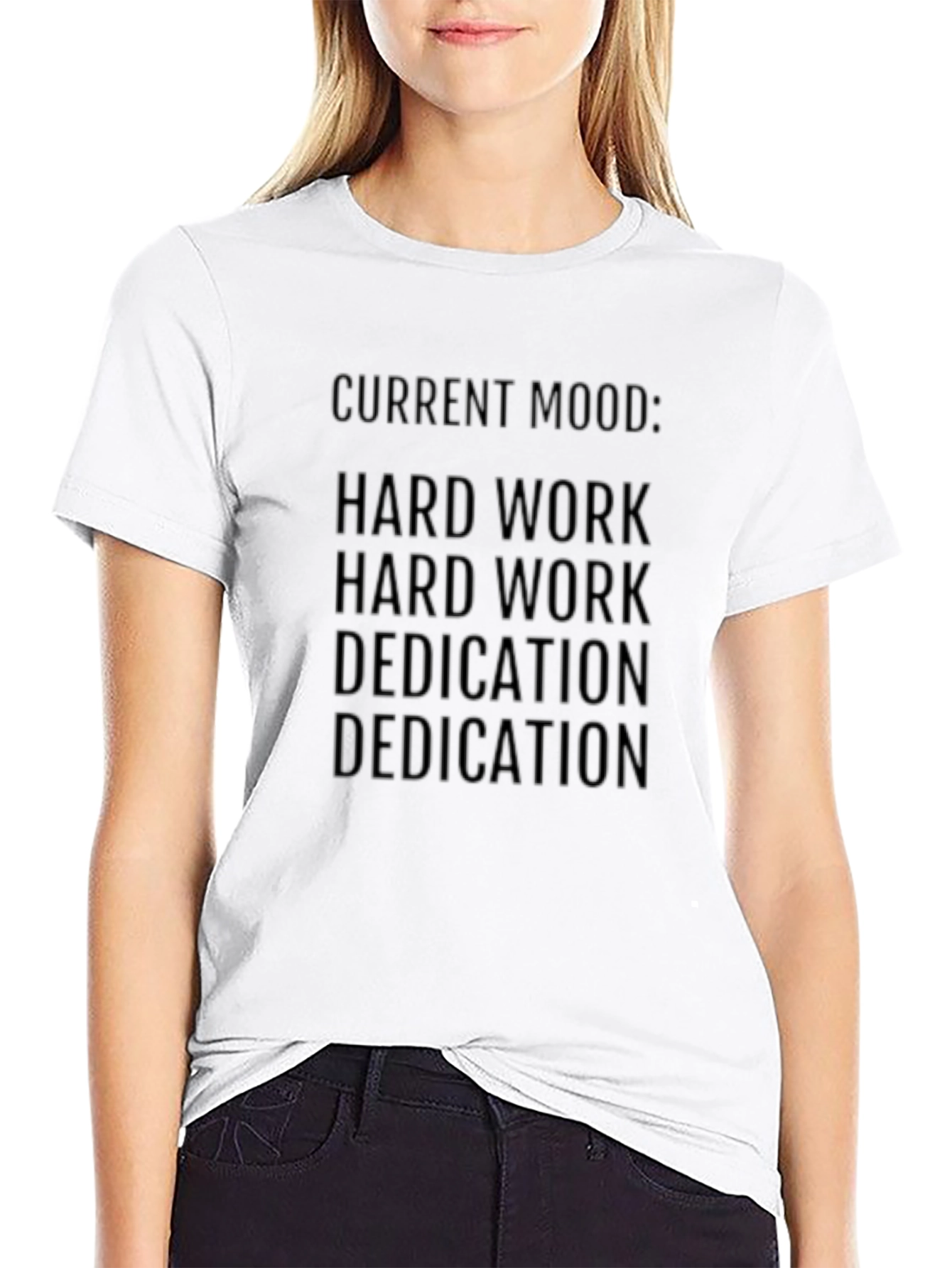 Hard Work Dedication Graphic Tee