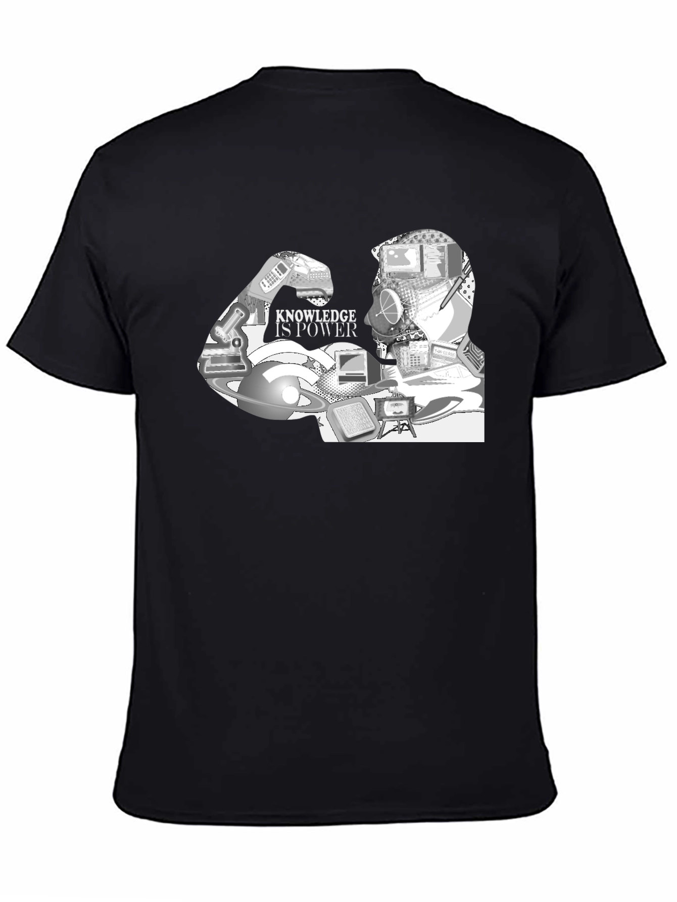 Knowledge Is Power Graphic T-Shirt