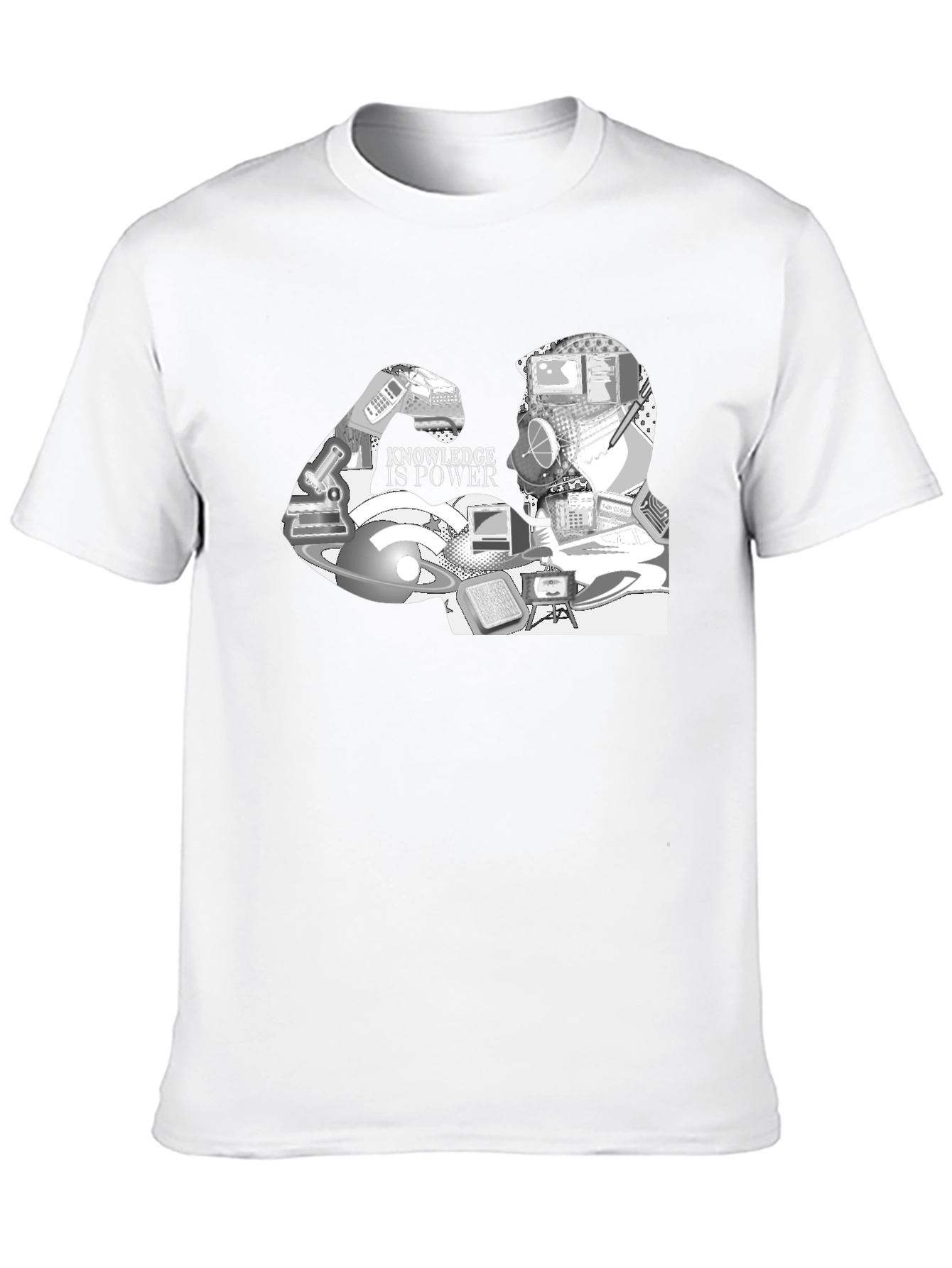 Knowledge Is Power Graphic T-Shirt