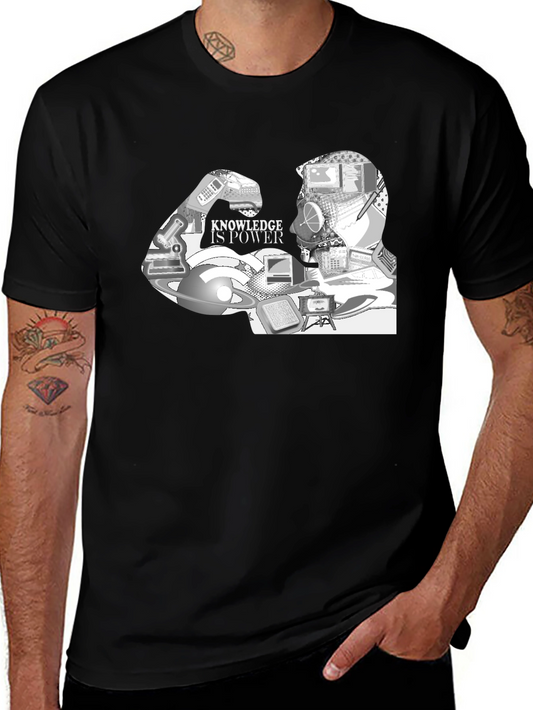 Knowledge Is Power Graphic T-Shirt