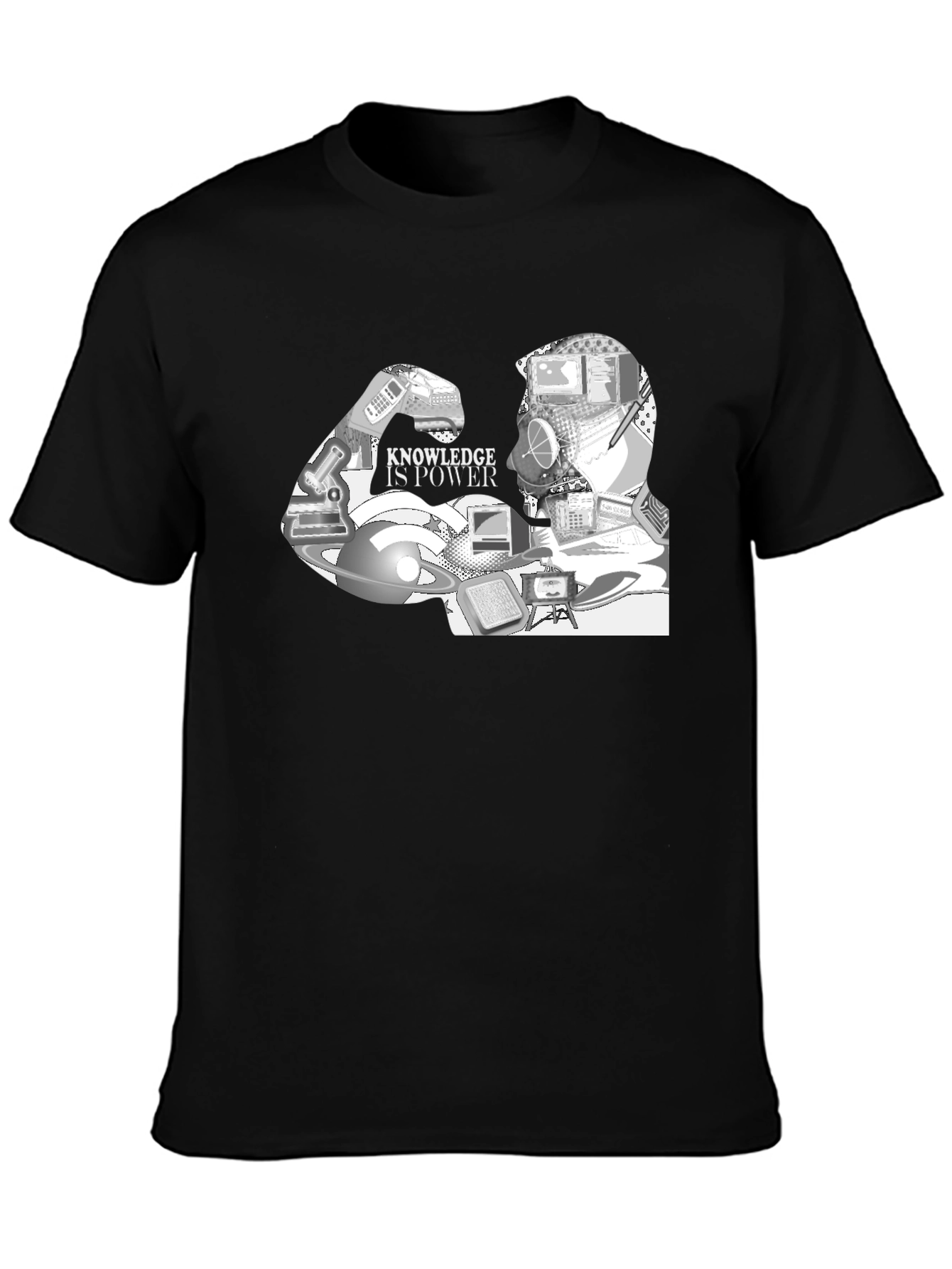 Knowledge Is Power Graphic T-Shirt