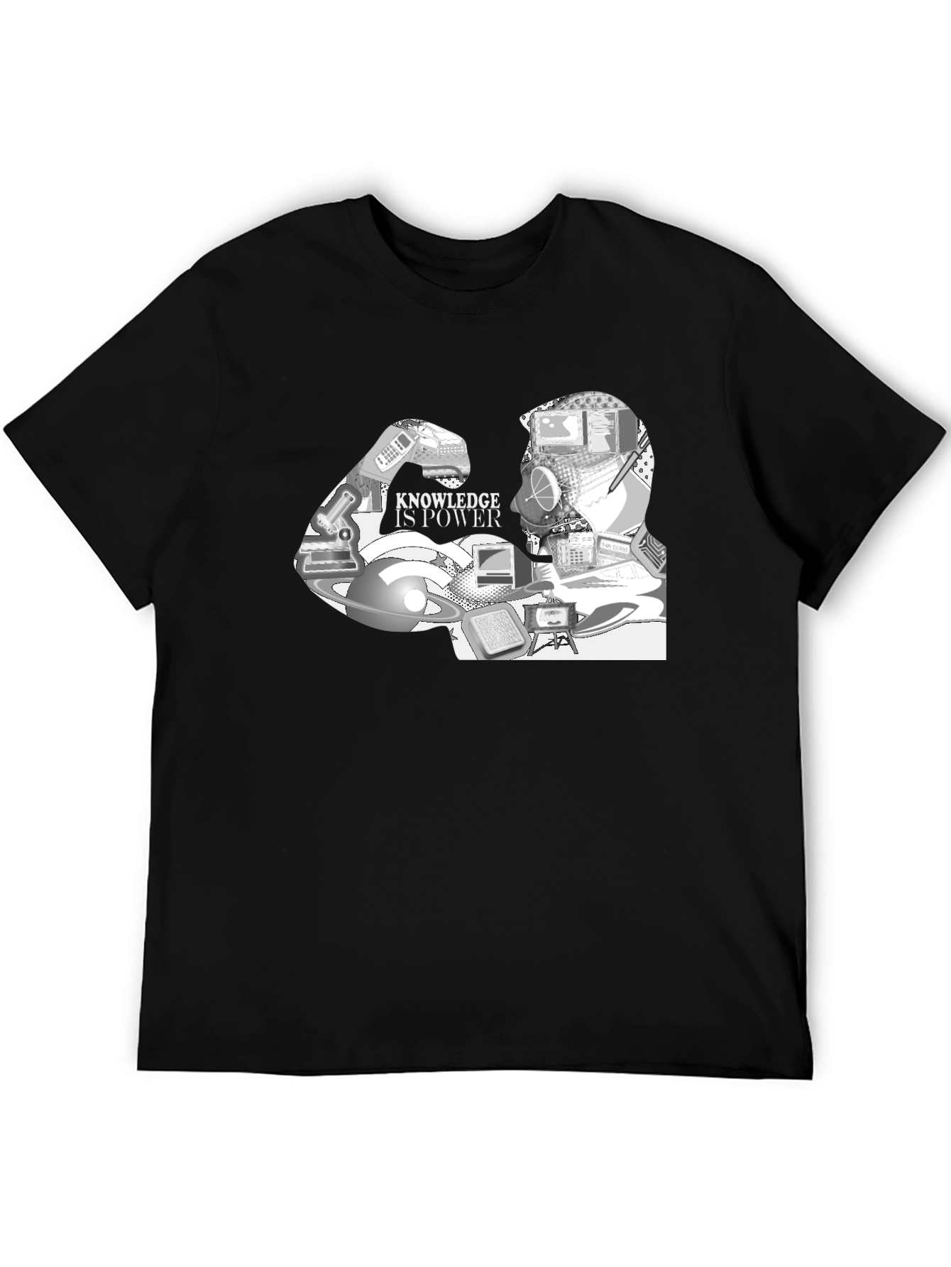 Knowledge Is Power Graphic T-Shirt