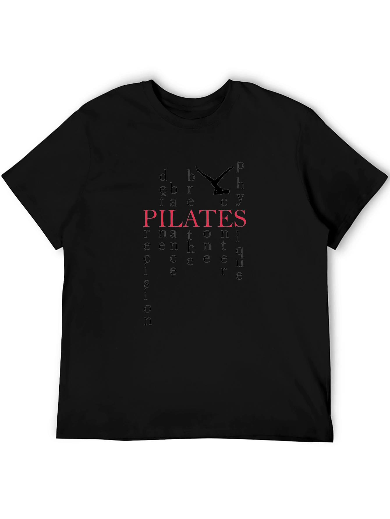Pilates Graphic Tee - Black