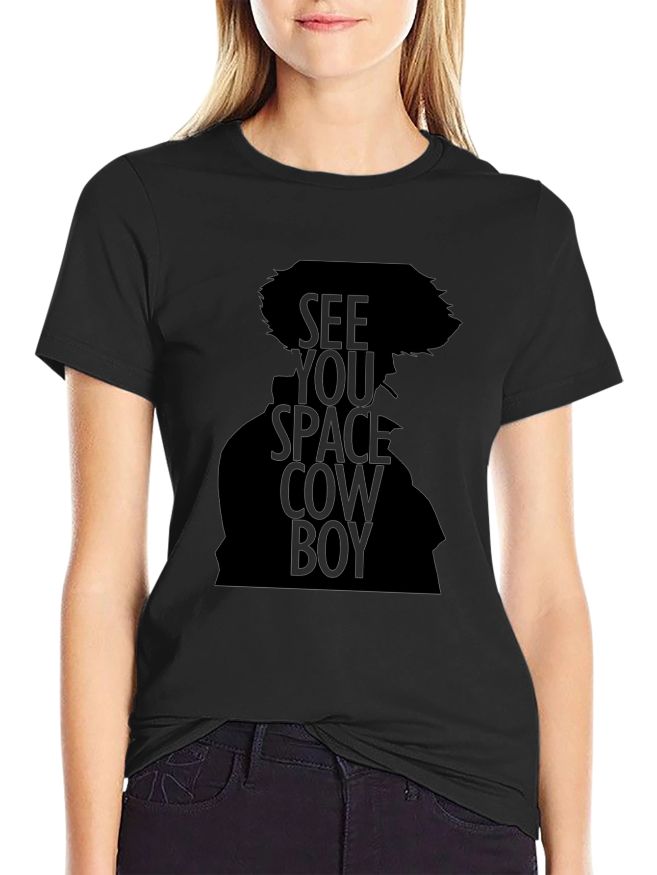 See You Space Cowboy T-Shirt - Black Graphic Tee