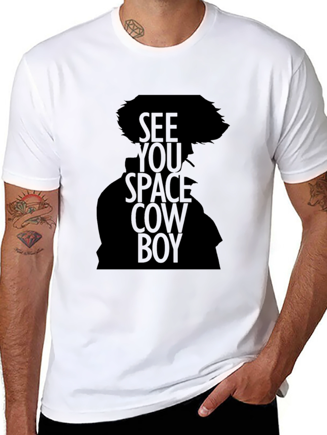 See You Space Cowboy T-Shirt - Black Graphic Tee