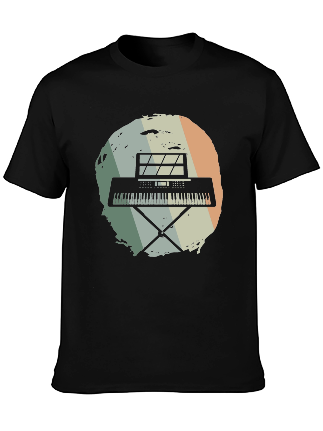 Retro Keyboard T-Shirt - Musician Style Tee