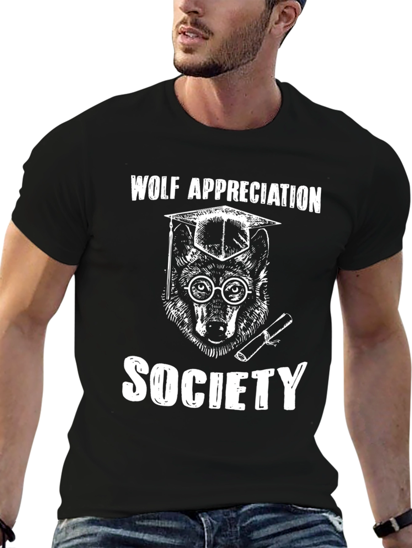 Wolf Appreciation Society Graphic T-Shirt