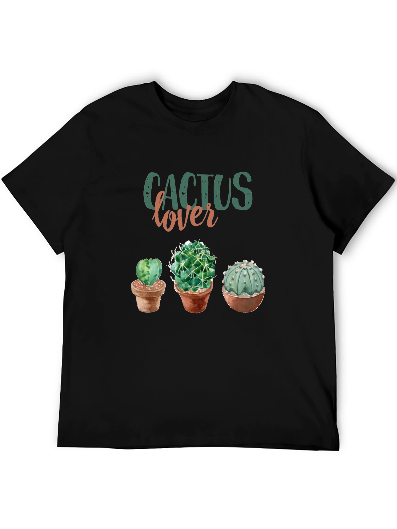 Cactus Lover Graphic Tee - Trendy Plant Shirt