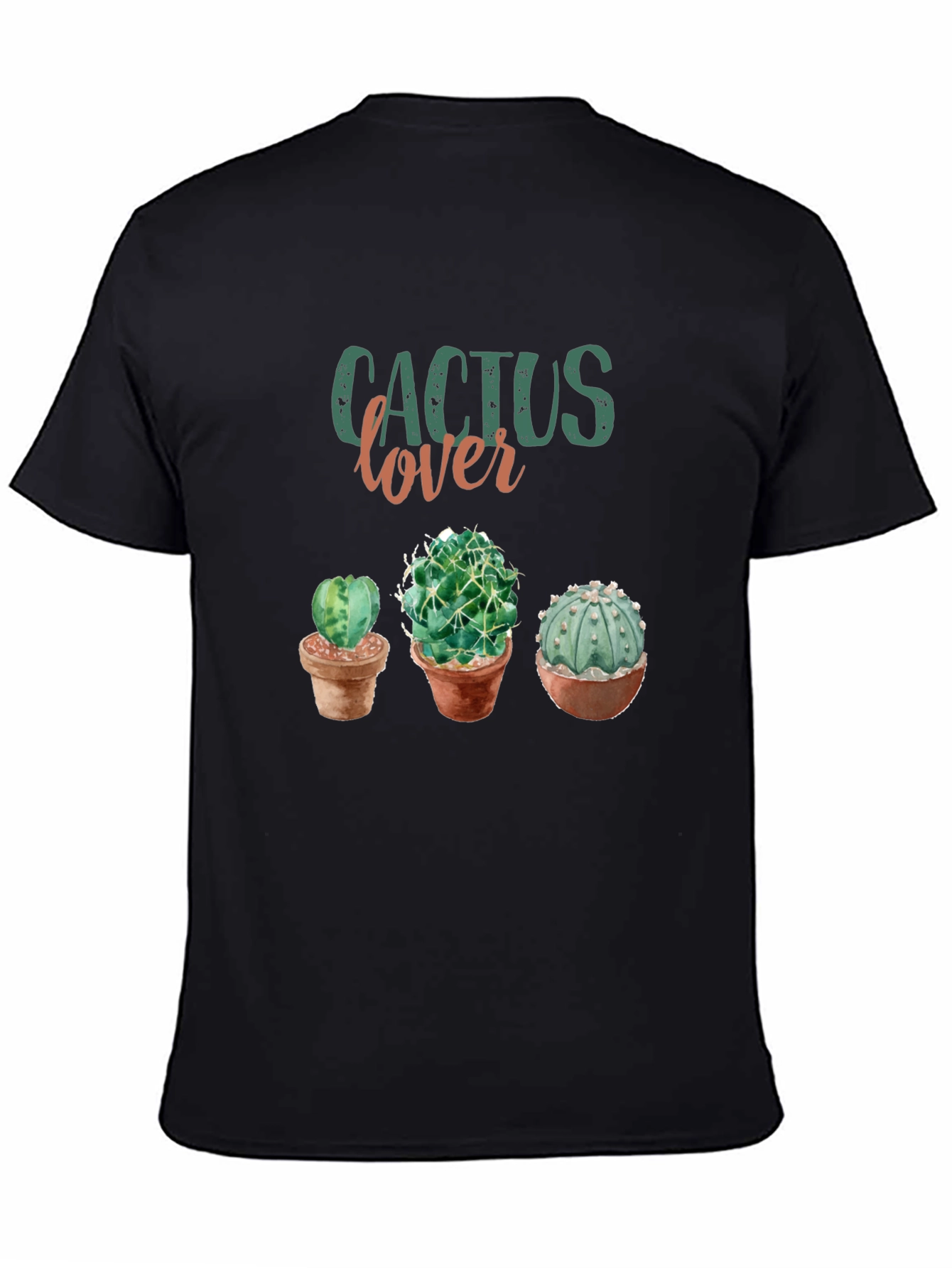 Cactus Lover Graphic Tee - Trendy Plant Shirt