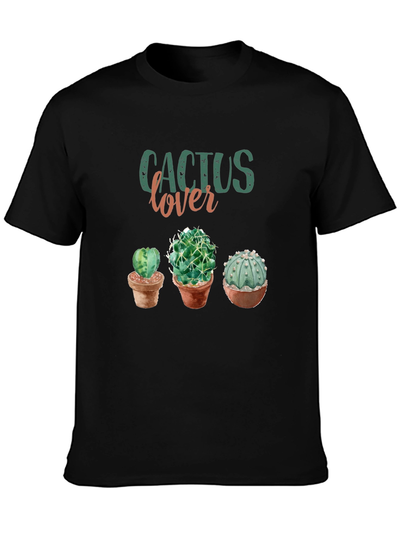 Cactus Lover Graphic Tee - Trendy Plant Shirt