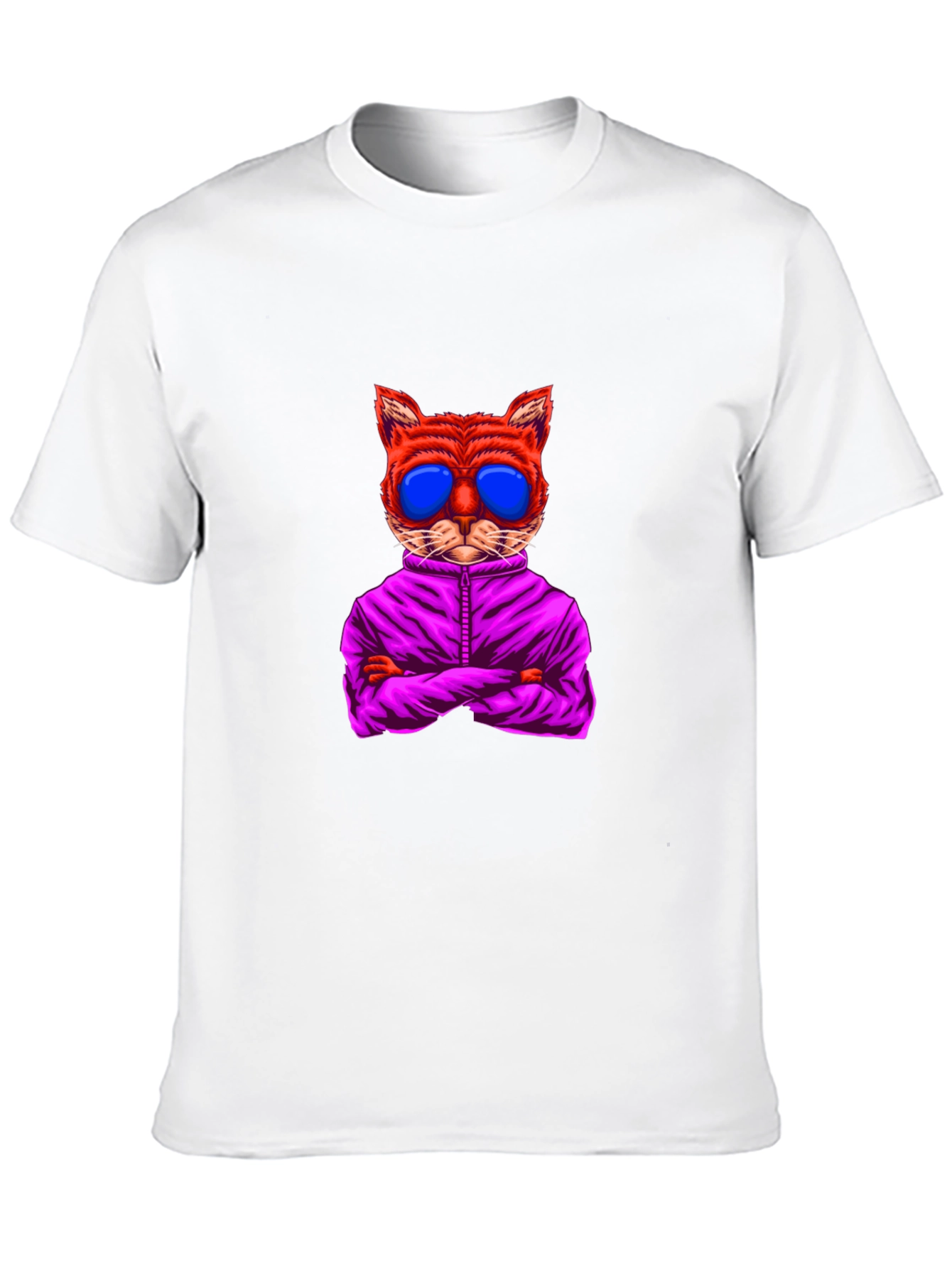Cool Cat in Shades Graphic T-Shirt