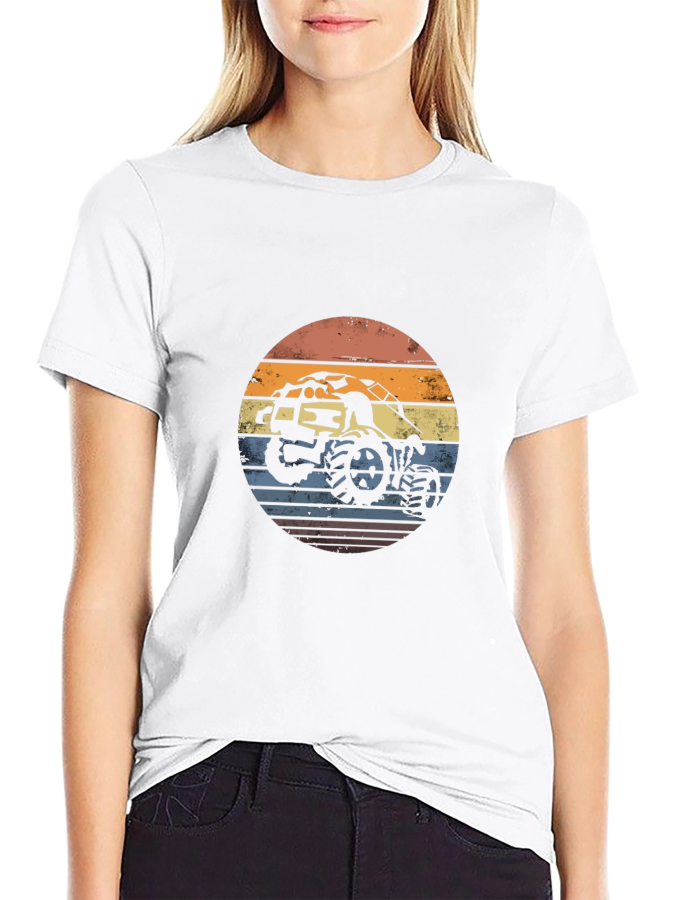 Retro Off-Road Vehicle Graphic T-Shirt