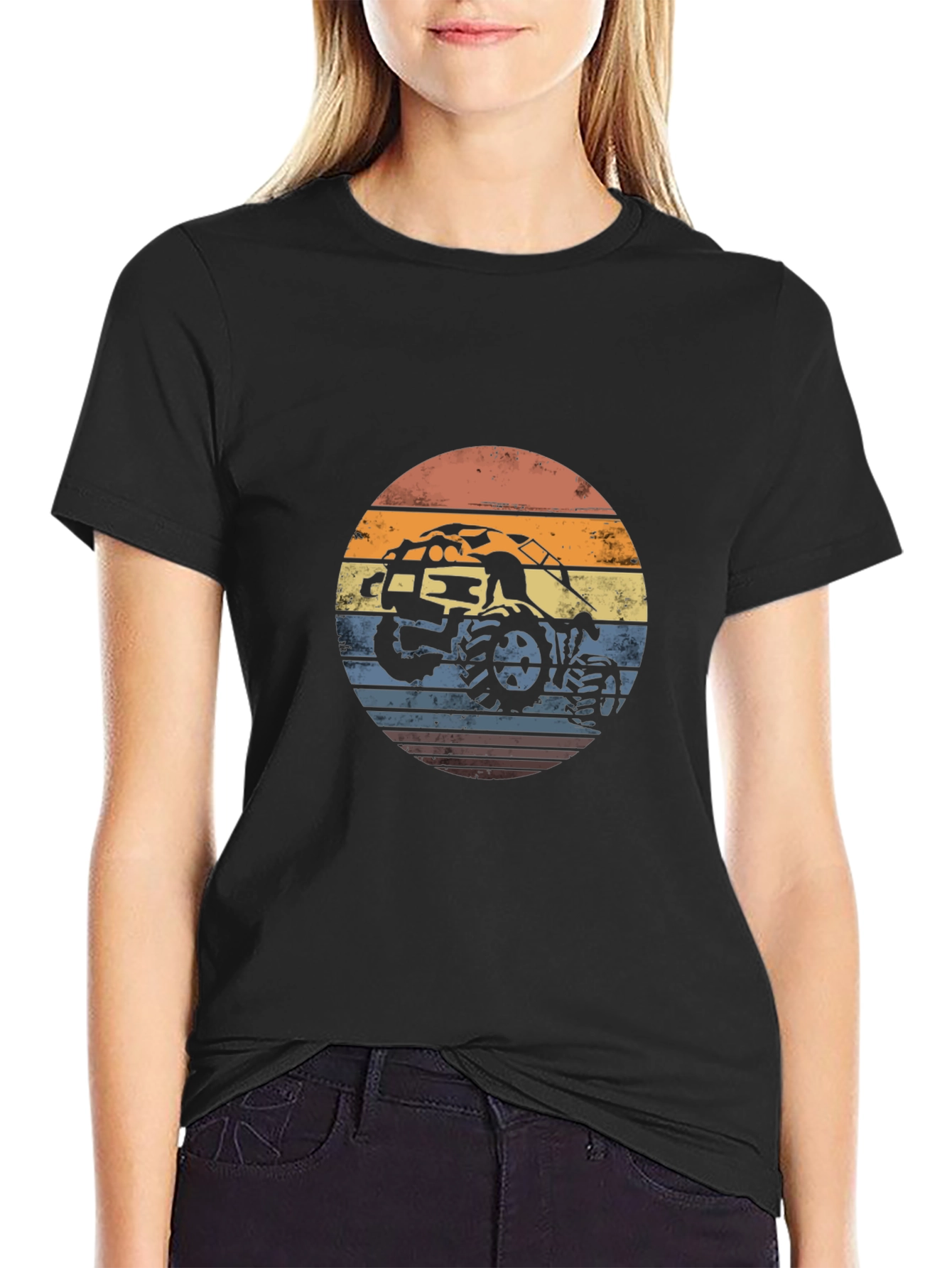 Retro Off-Road Vehicle Graphic T-Shirt