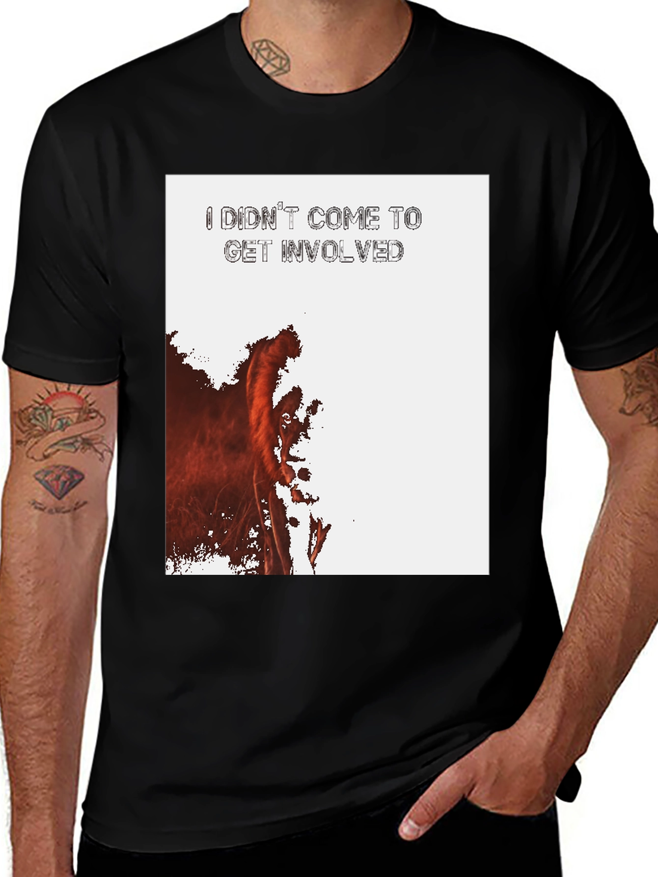I Didnt Come To Get Involved Graphic Tee