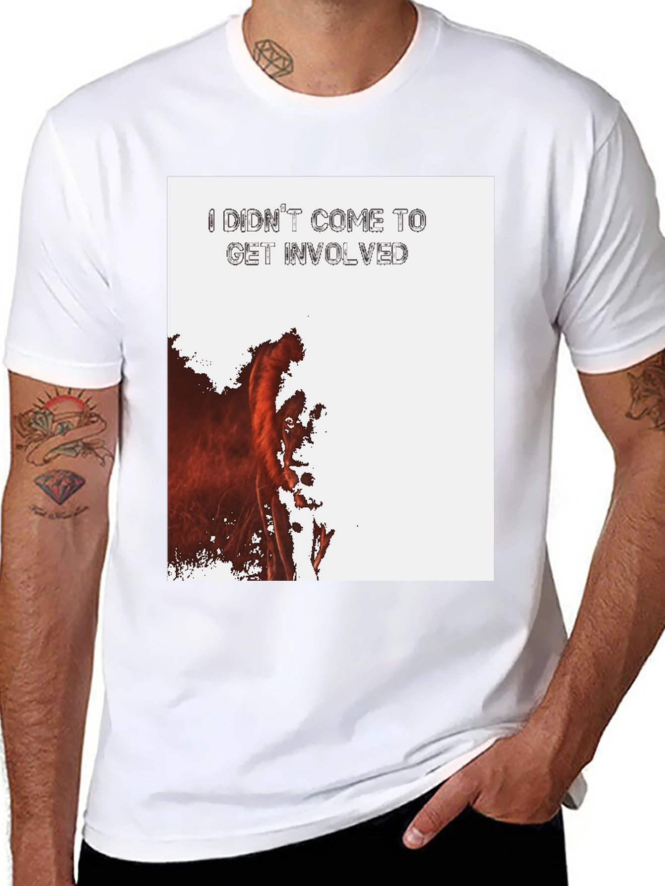 I Didnt Come To Get Involved Graphic Tee