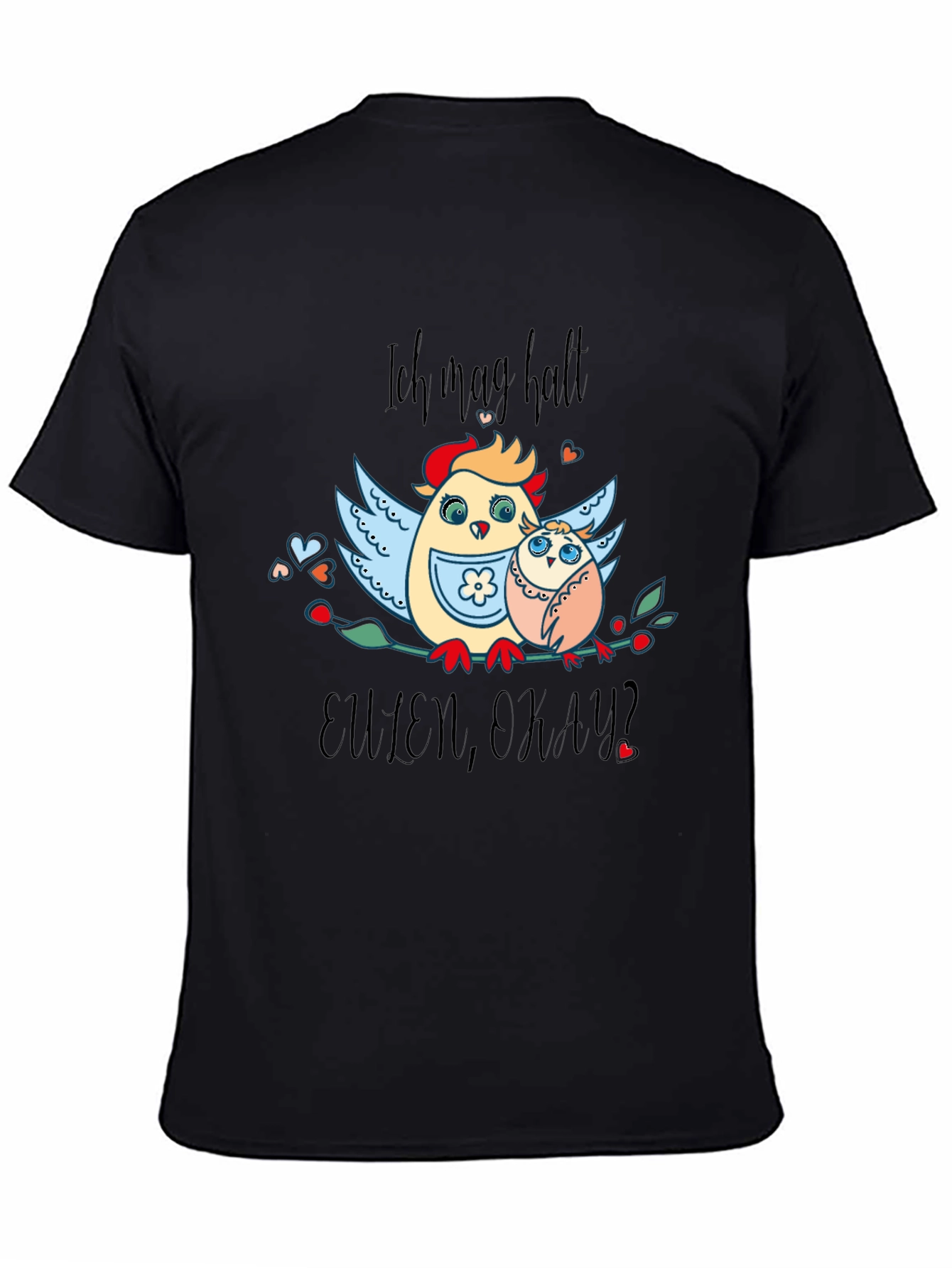 Ich mag halt Eulen okay? Graphic T-Shirt