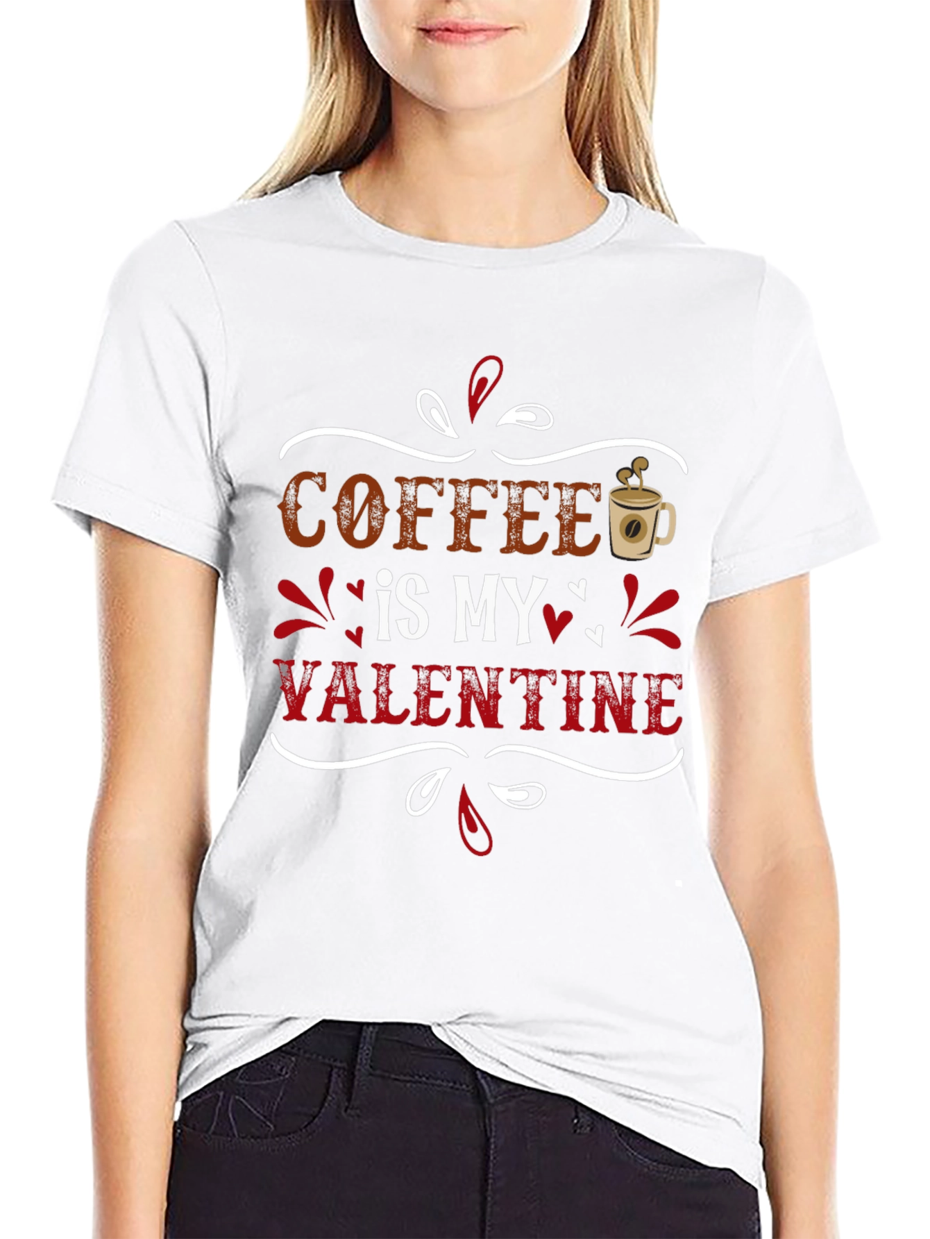 Coffee is My Valentine Graphic T-Shirt