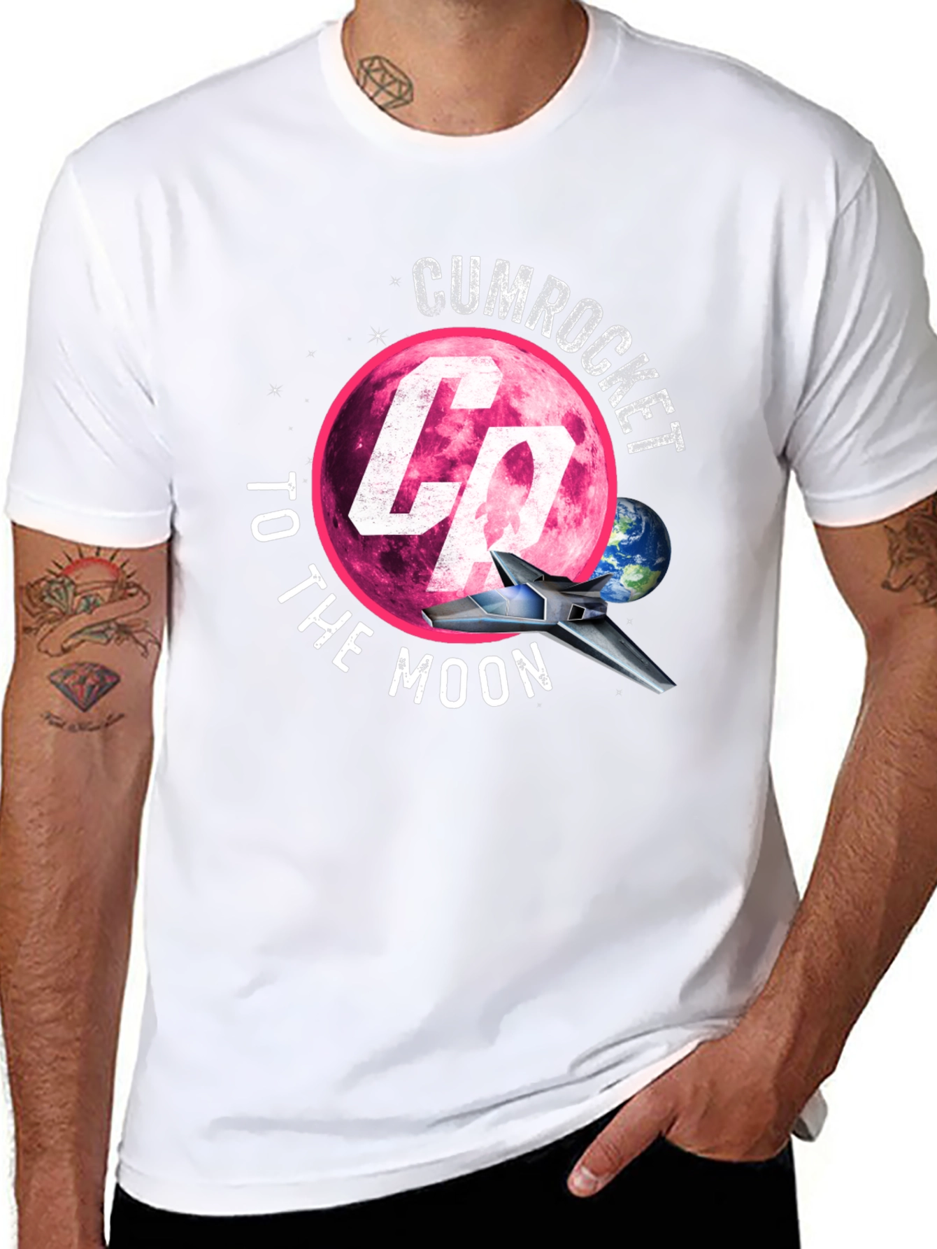 CumRocket to the Moon T-Shirt