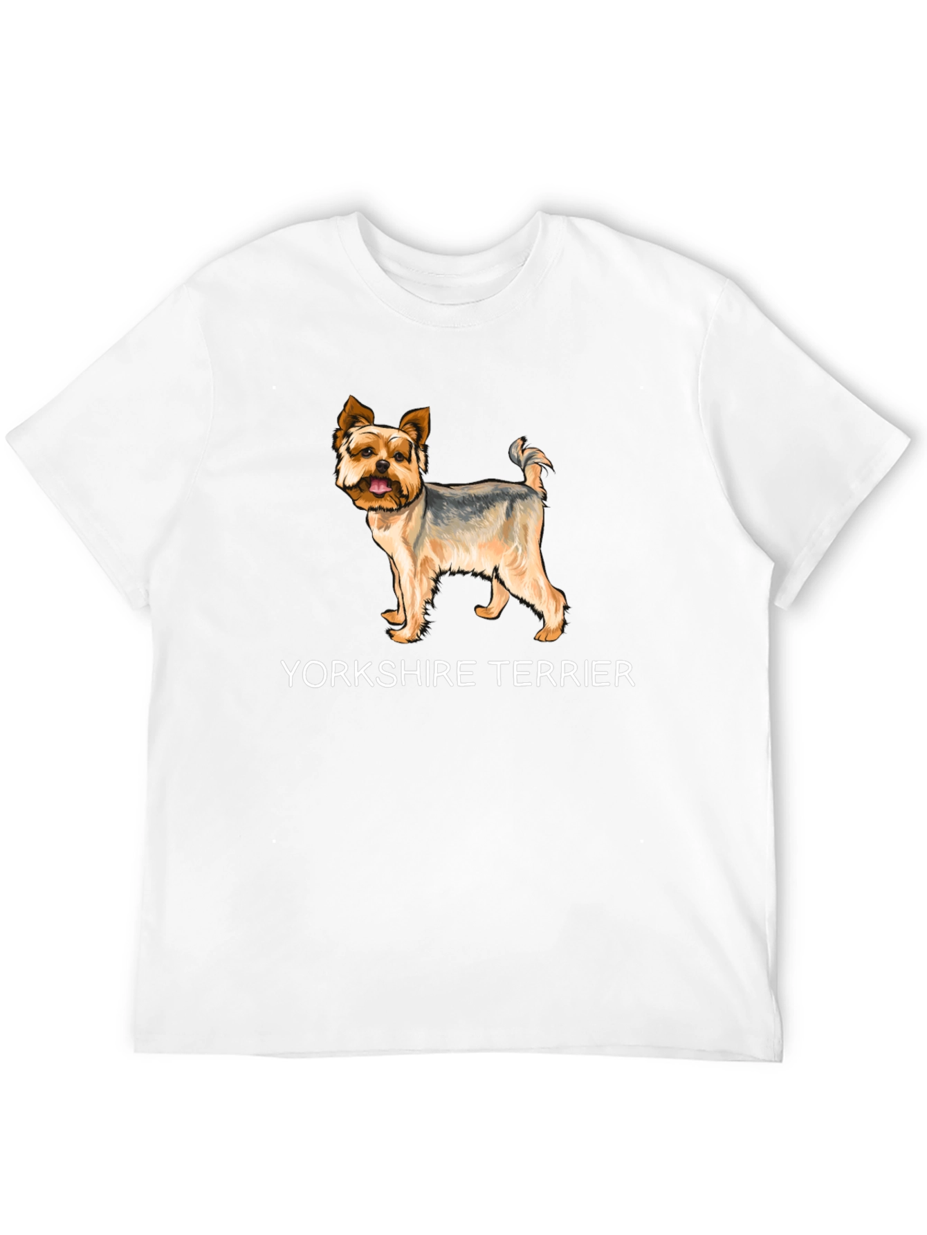 Yorkshire Terrier Graphic Black T-Shirt