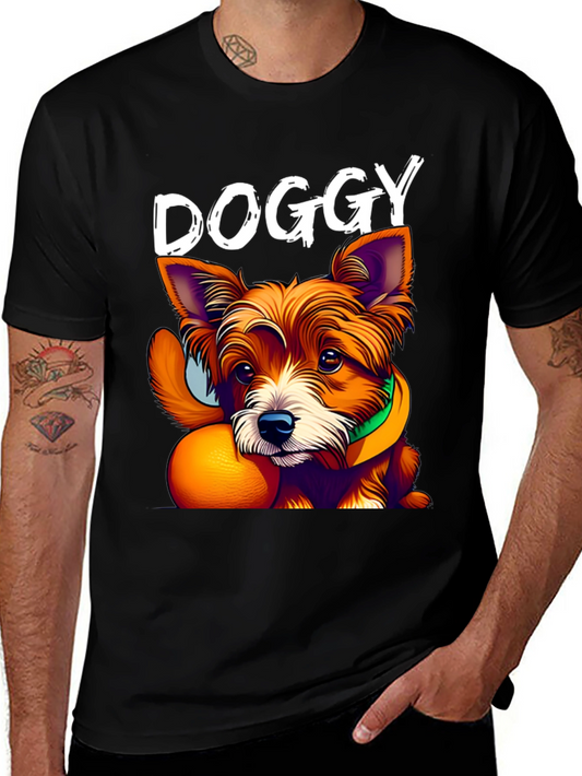 Doggy Graphic Tee - Cute Dog T-Shirt