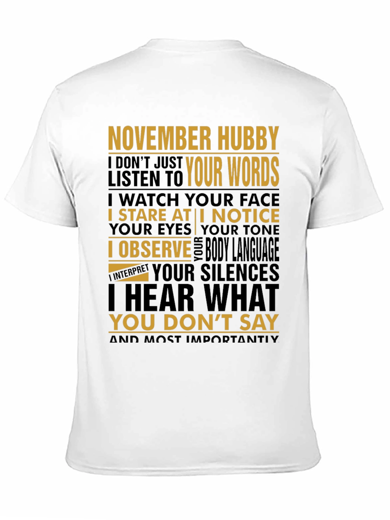 November Hubby T-Shirt