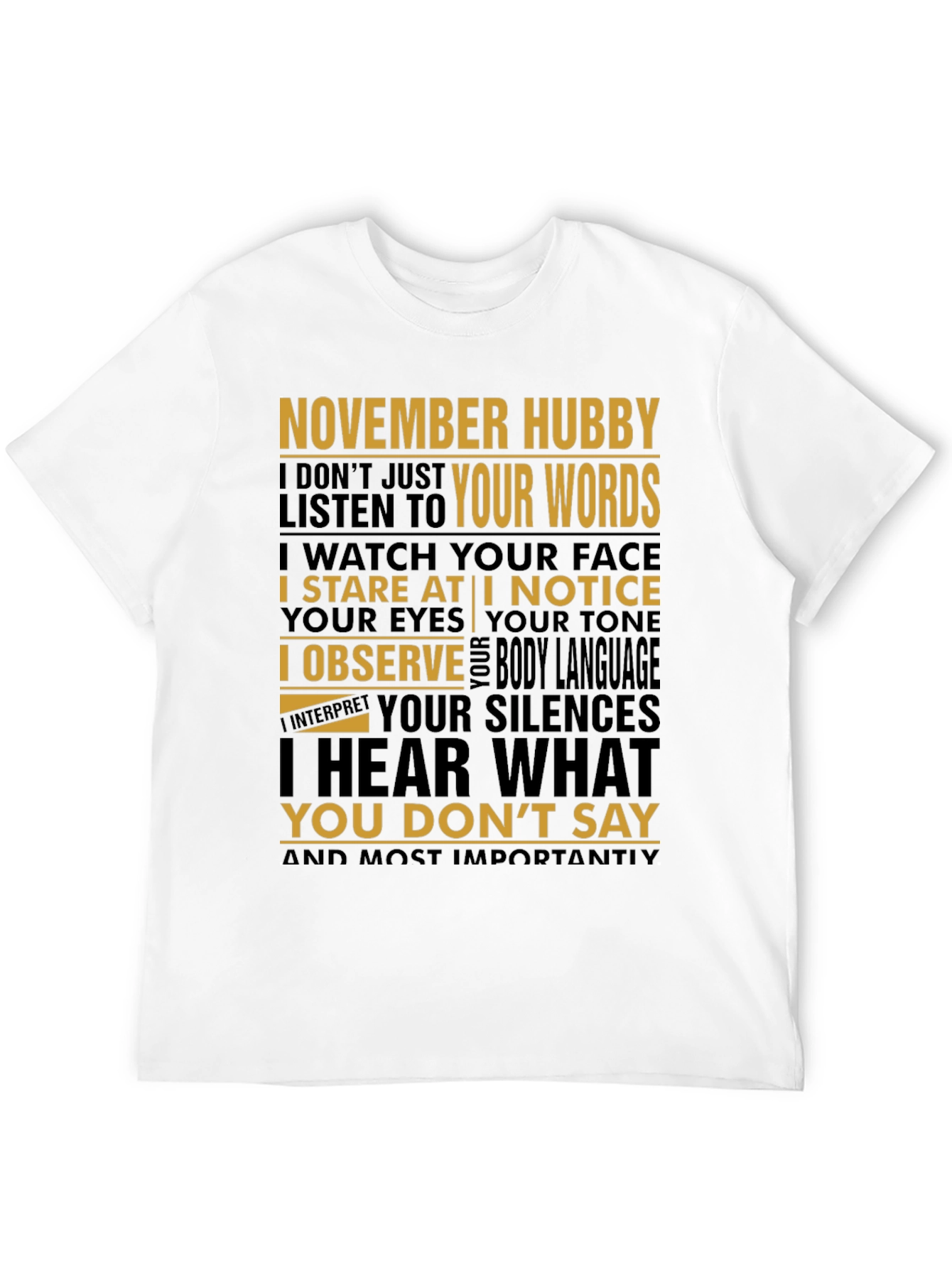 November Hubby T-Shirt