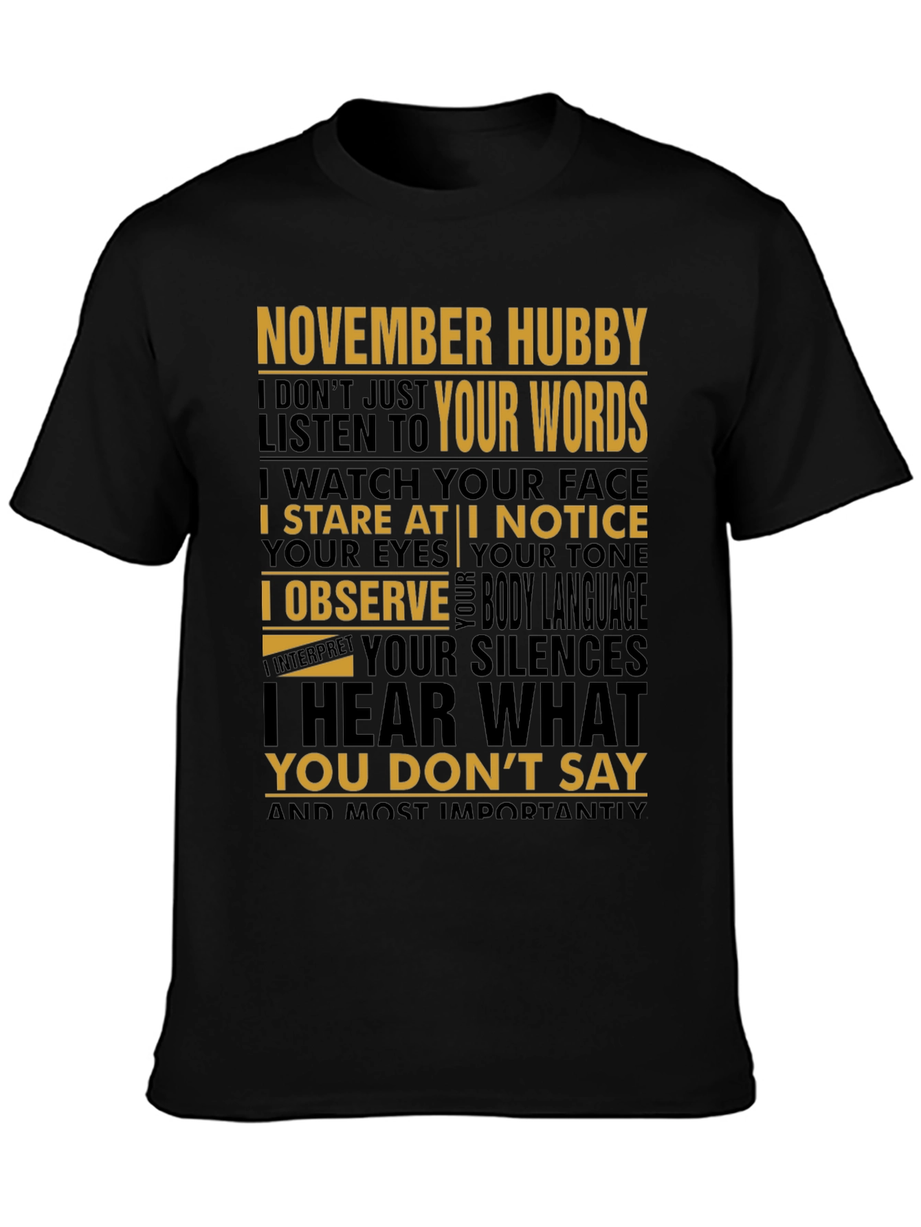 November Hubby T-Shirt