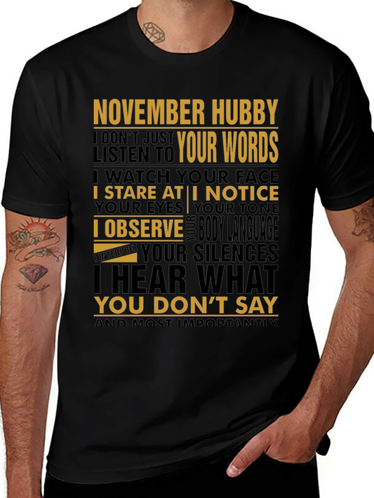 November Hubby T-Shirt