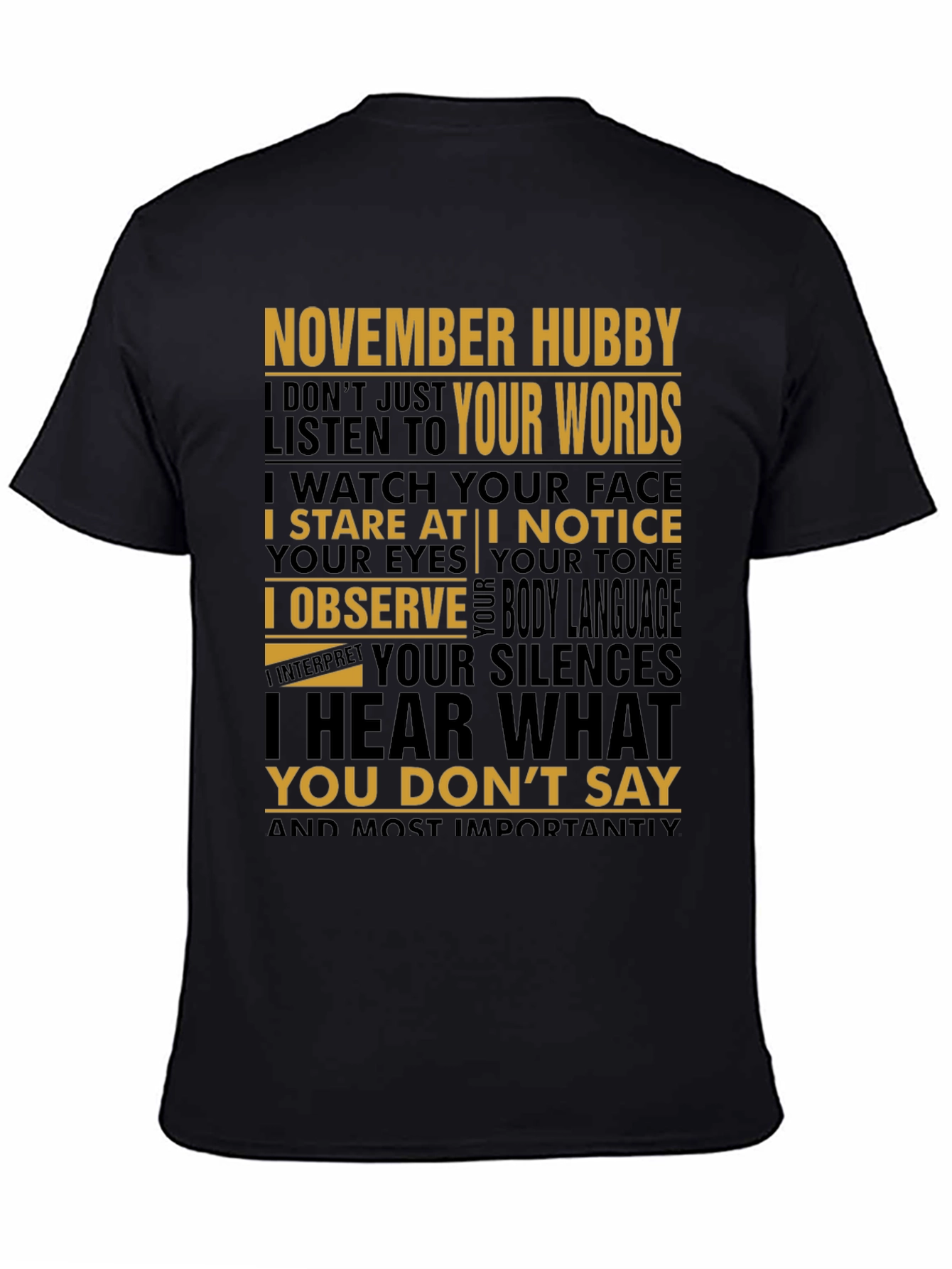 November Hubby T-Shirt