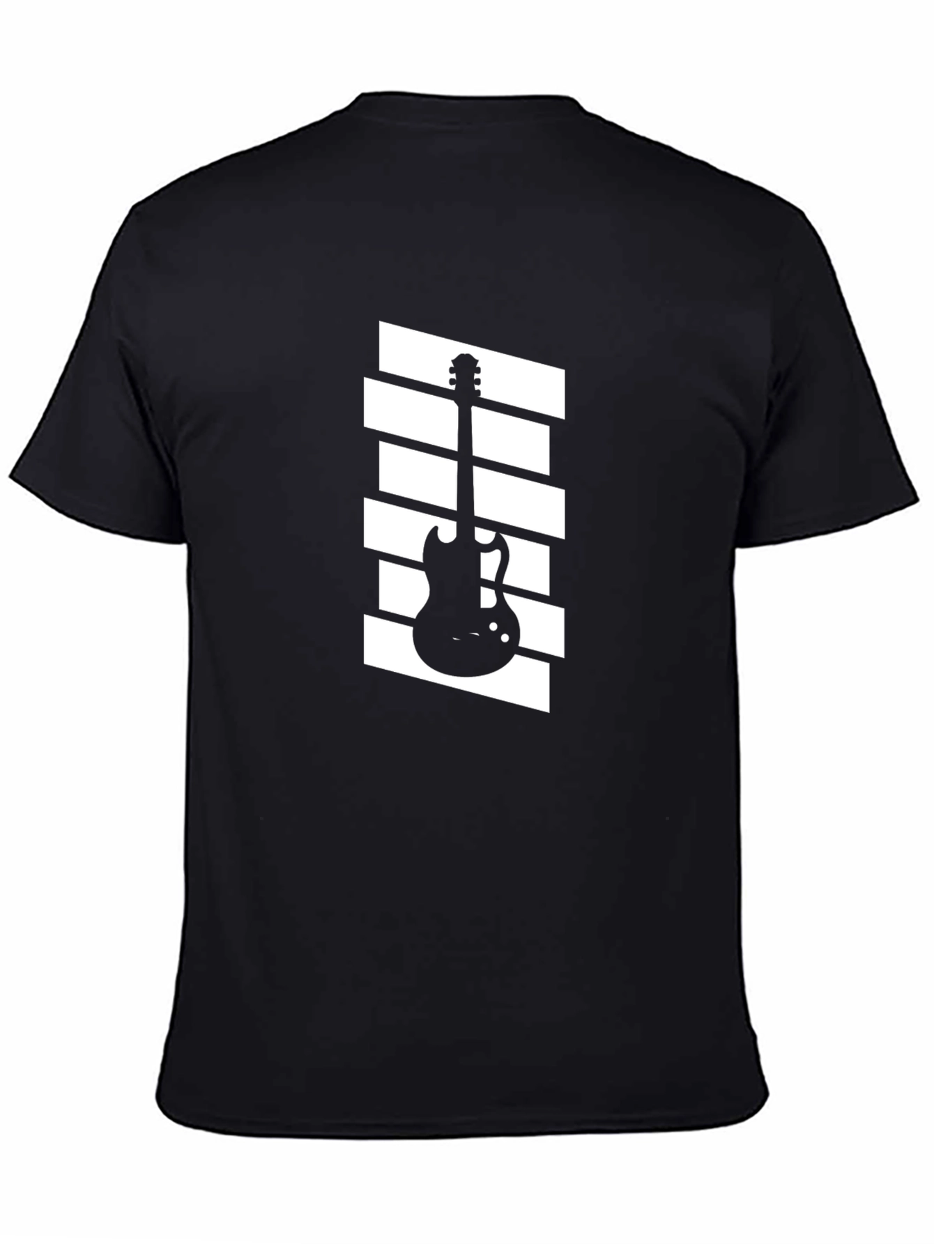 Guitar Graphic Tee - Retro Style