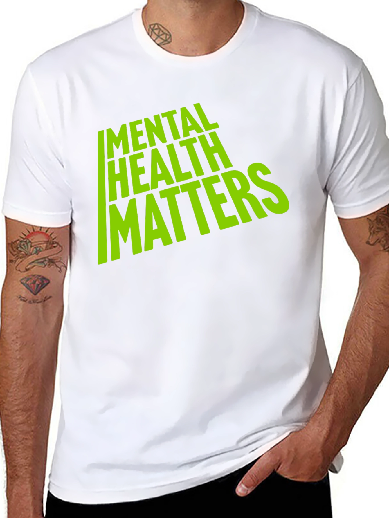 Mental Health Matters Graphic Tee - Black