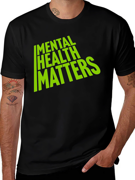 Mental Health Matters Graphic Tee - Black
