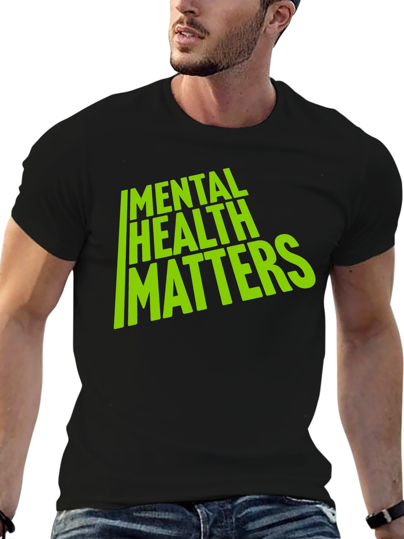 Mental Health Matters Graphic Tee - Black