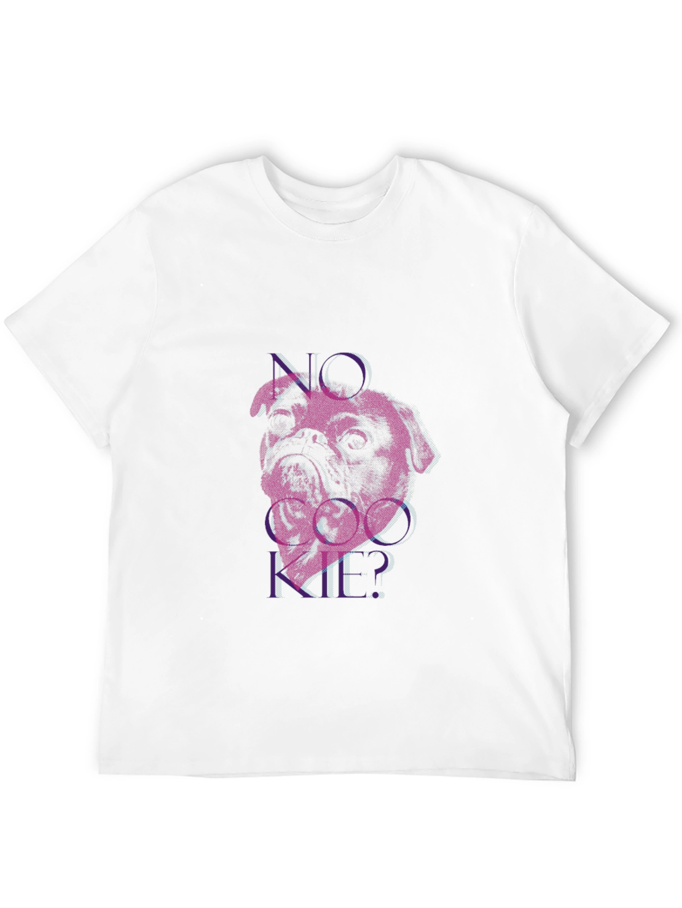 Pug No Cookie? Graphic Black Tee