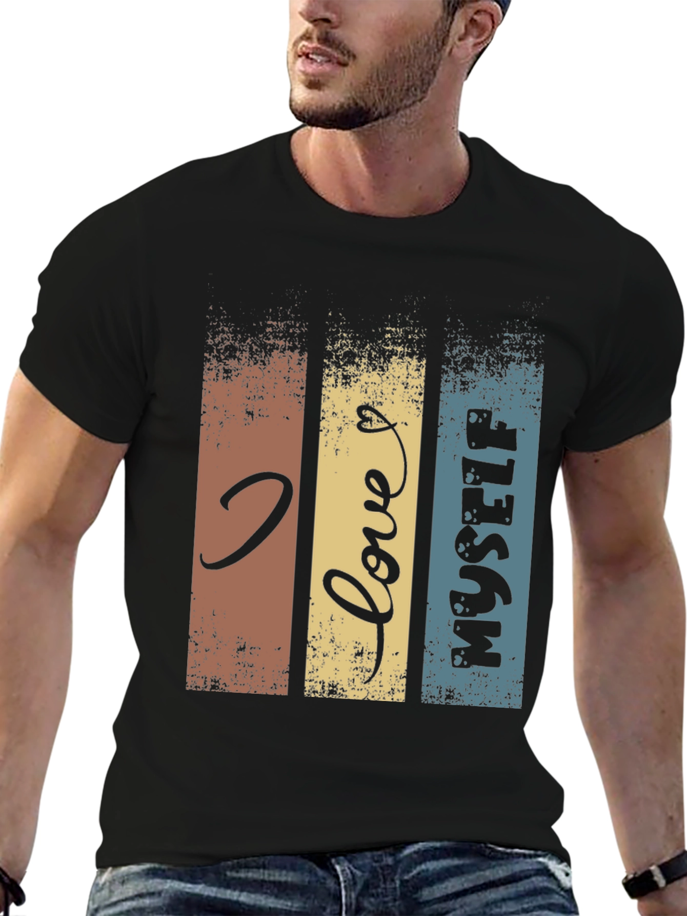 I Love Myself Graphic Tee - Retro Design