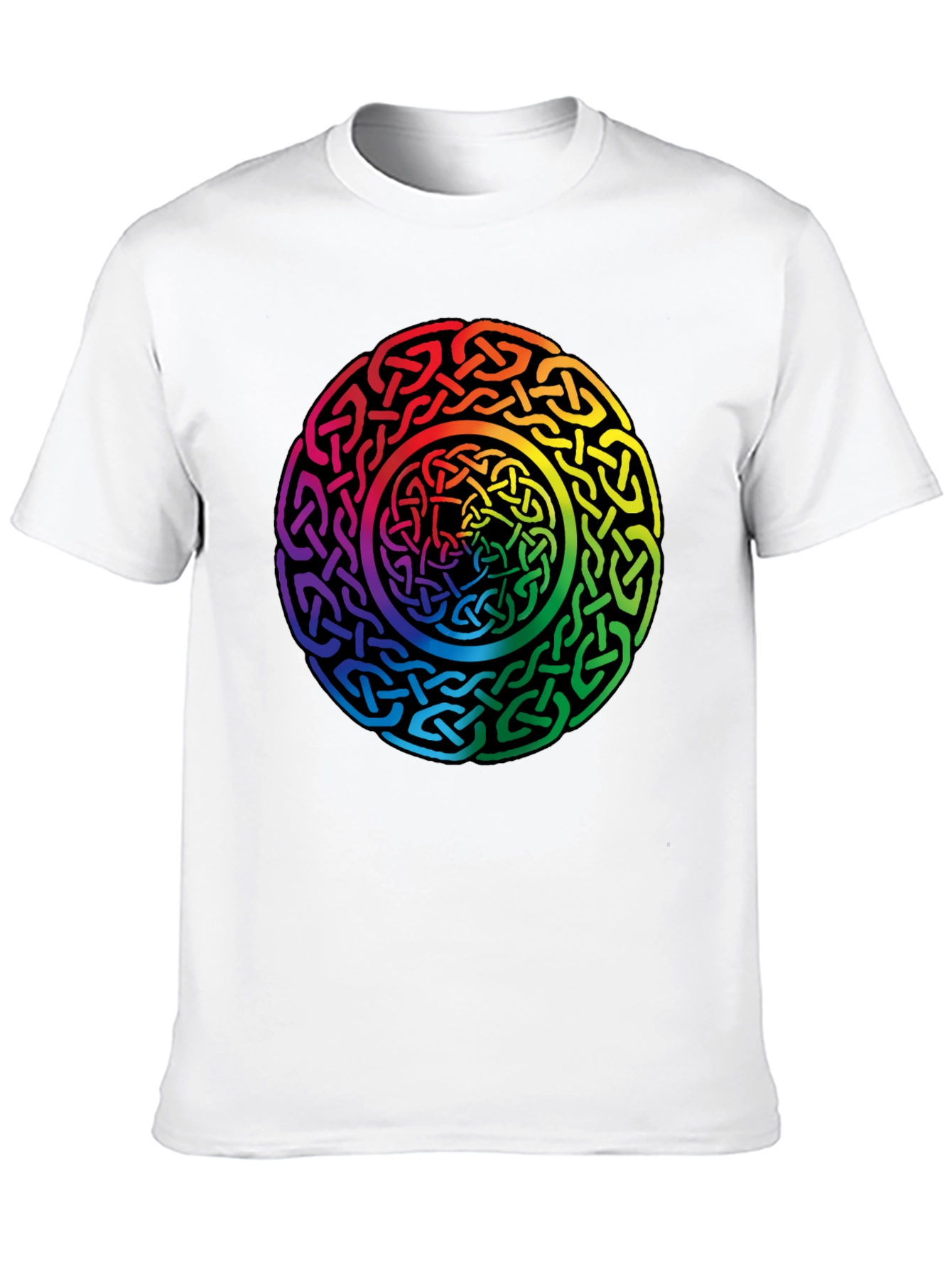 Rainbow Celtic Knot Graphic T-Shirt