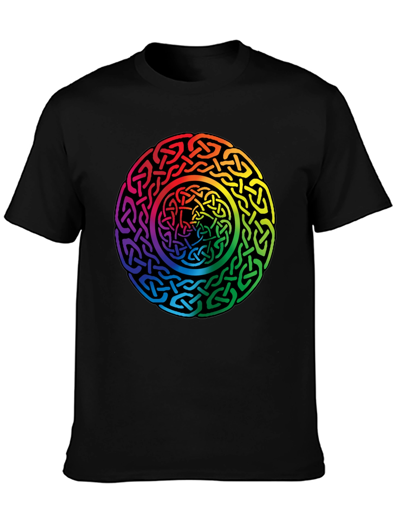 Rainbow Celtic Knot Graphic T-Shirt