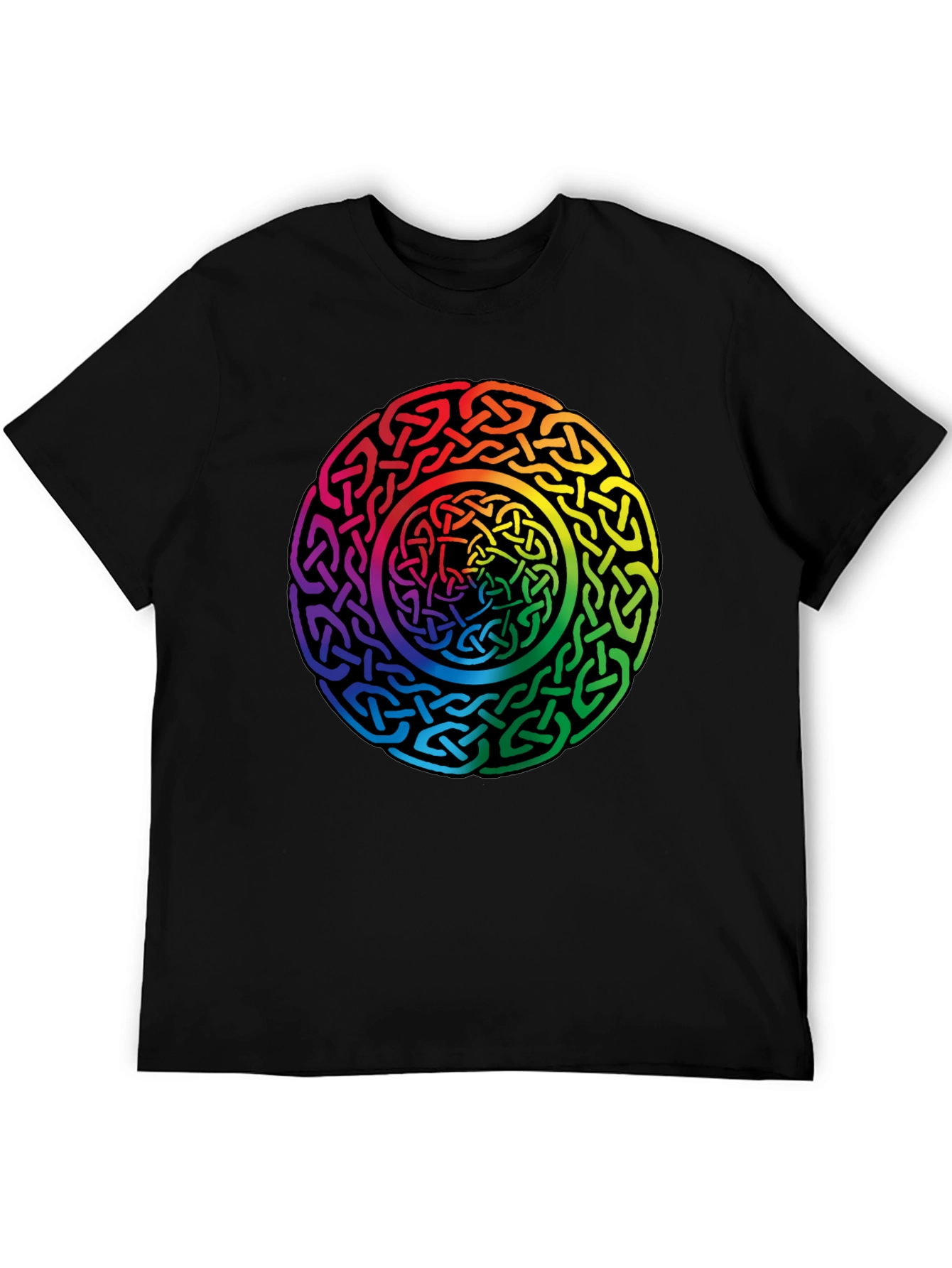 Rainbow Celtic Knot Graphic T-Shirt