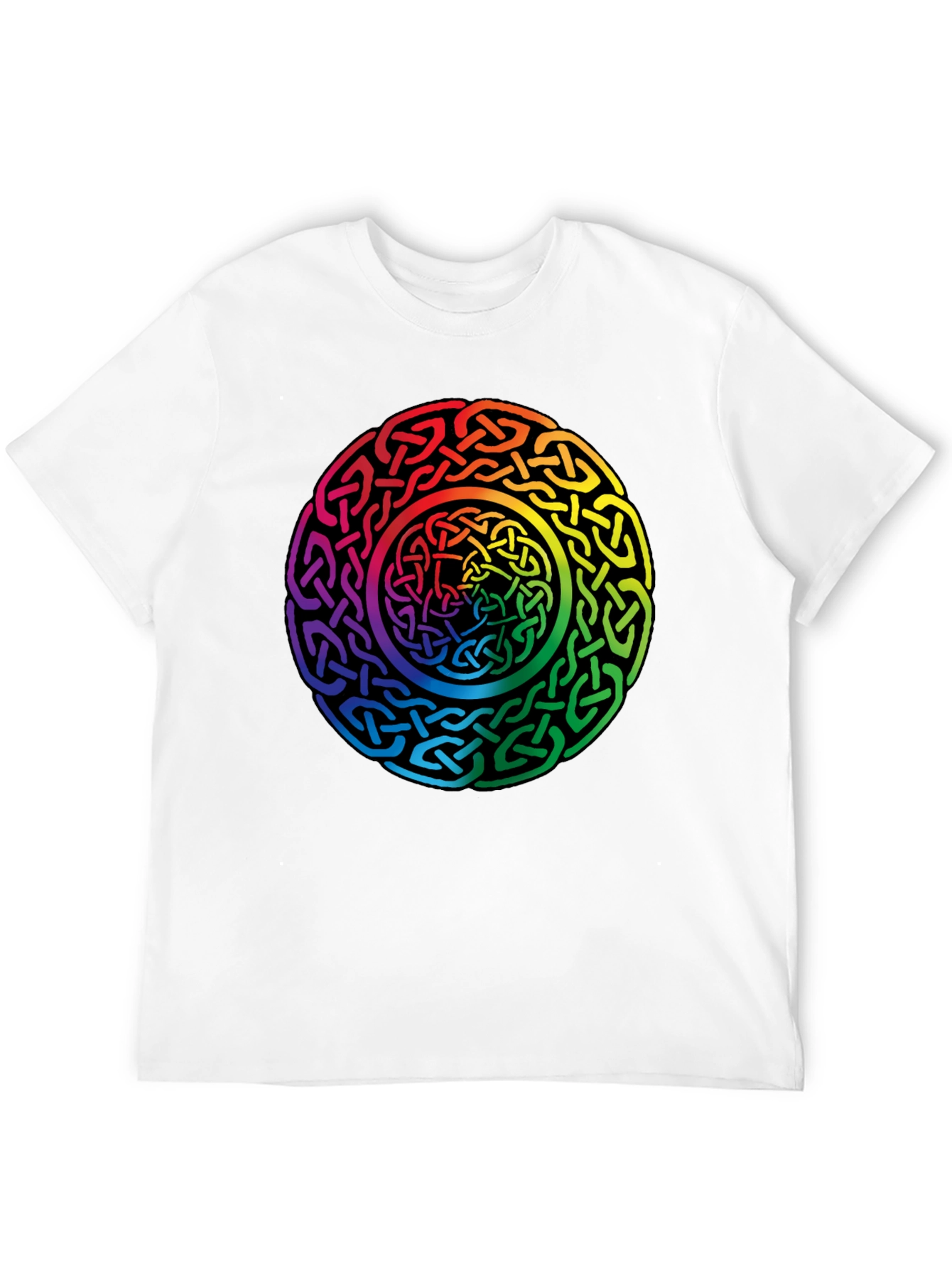 Rainbow Celtic Knot Graphic T-Shirt