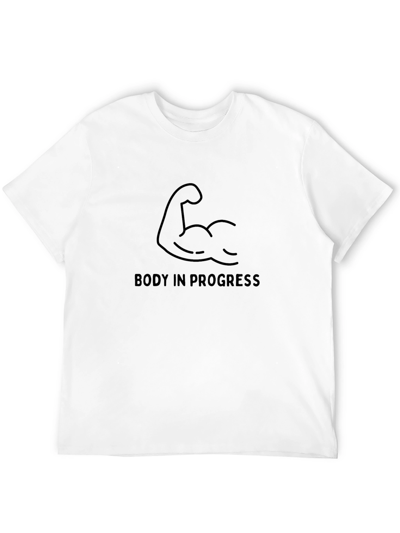 Body In Progress T-Shirt - Fitness Motivation Apparel