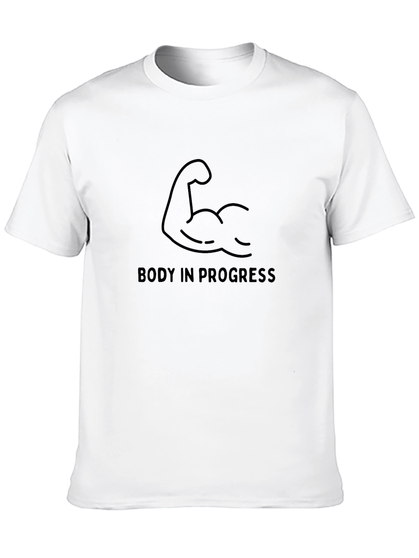 Body In Progress T-Shirt - Fitness Motivation Apparel