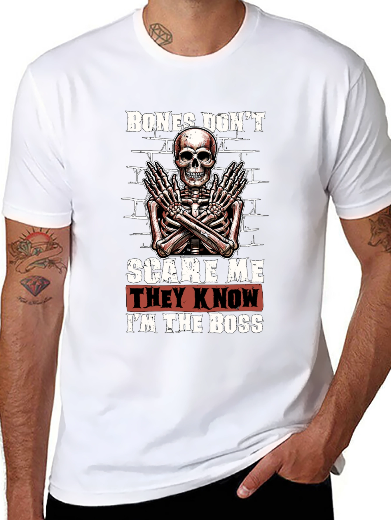 Bones Dont Scare Me T-Shirt