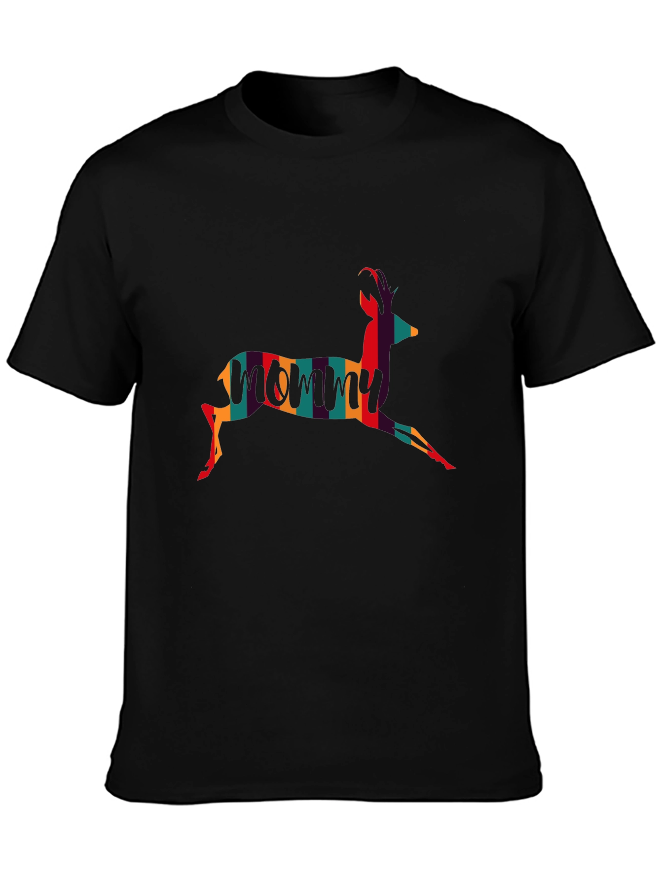 Deer Silhouette Mens Graphic Tee