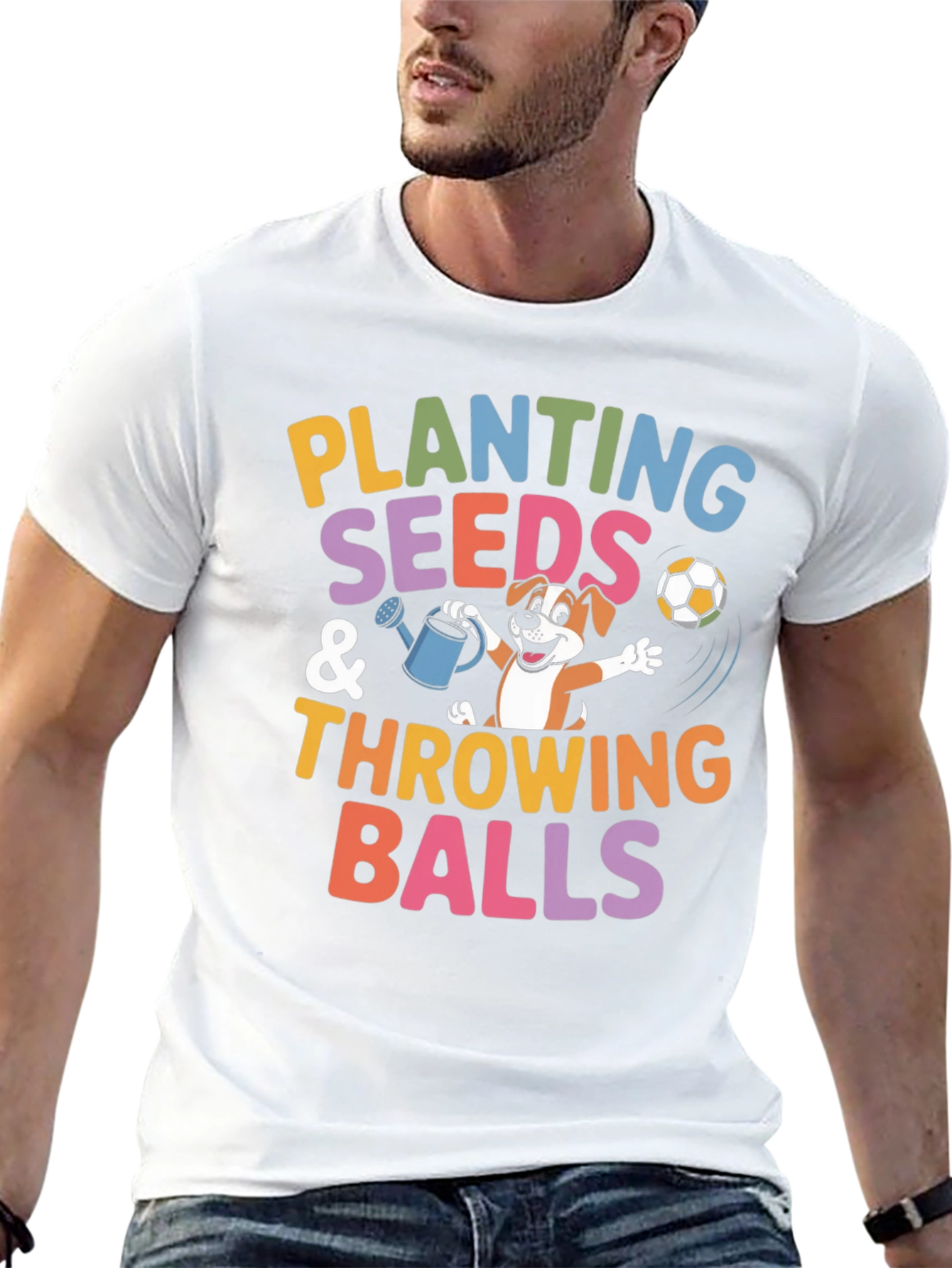 Planting Seeds & Throwing Balls Graphic Tee