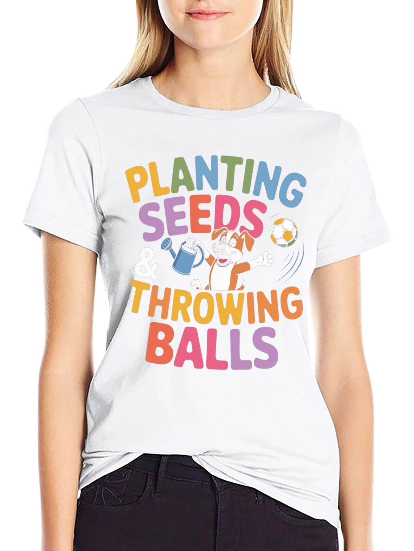 Planting Seeds & Throwing Balls Graphic Tee