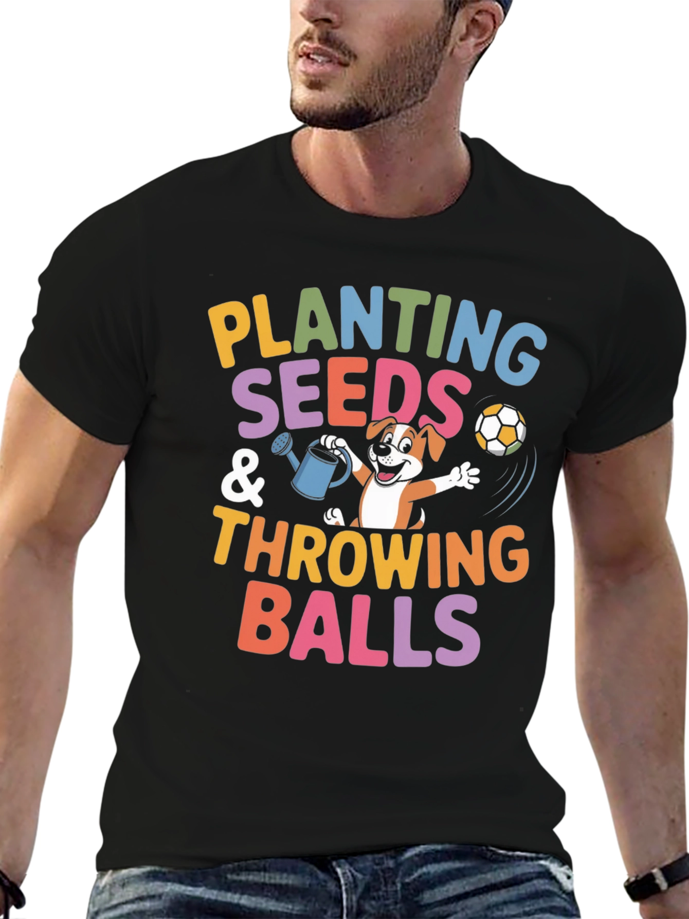 Planting Seeds & Throwing Balls Graphic Tee