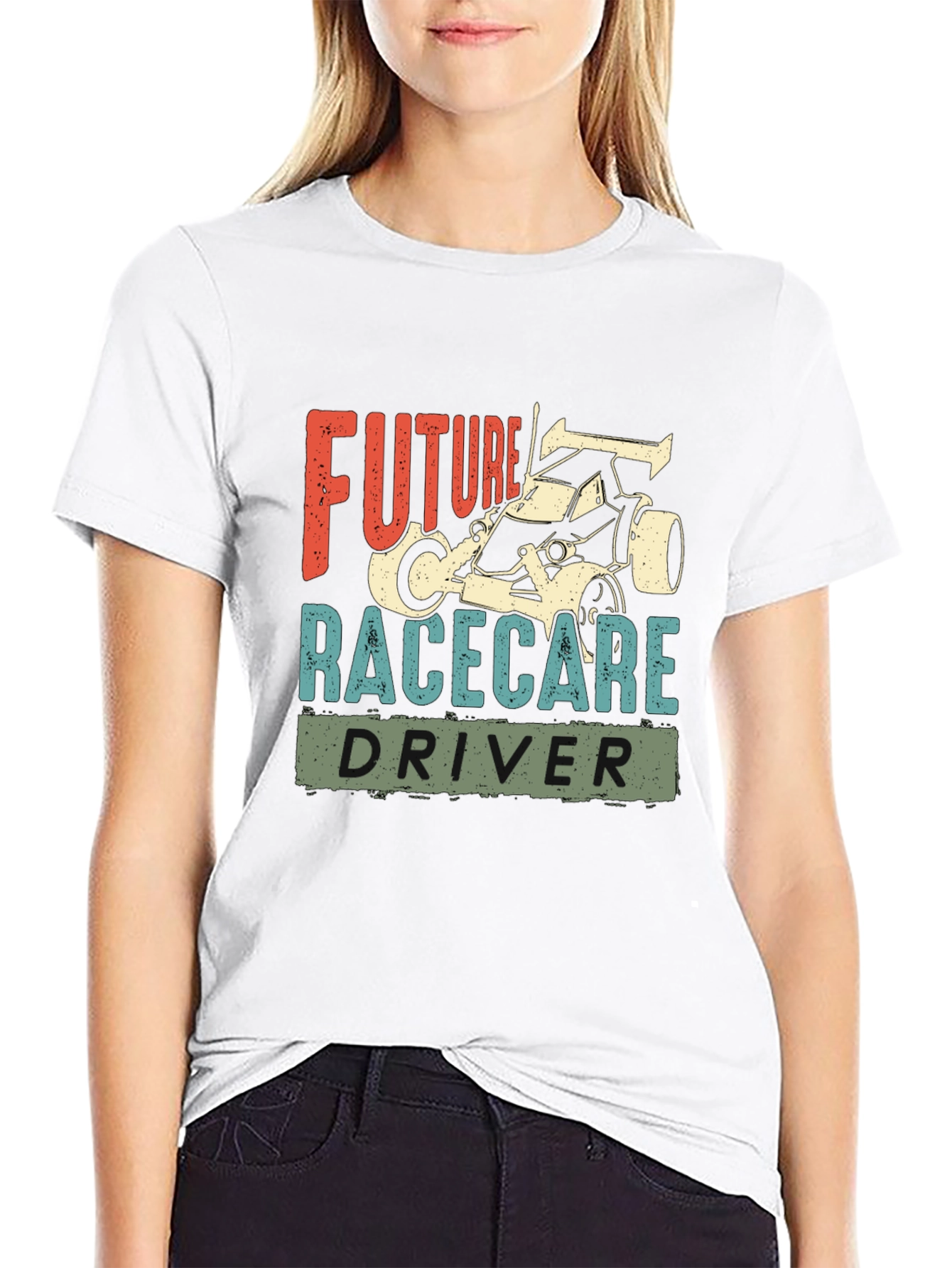 Future Racecar Driver Graphic T-Shirt - Unisex Cotton Tee