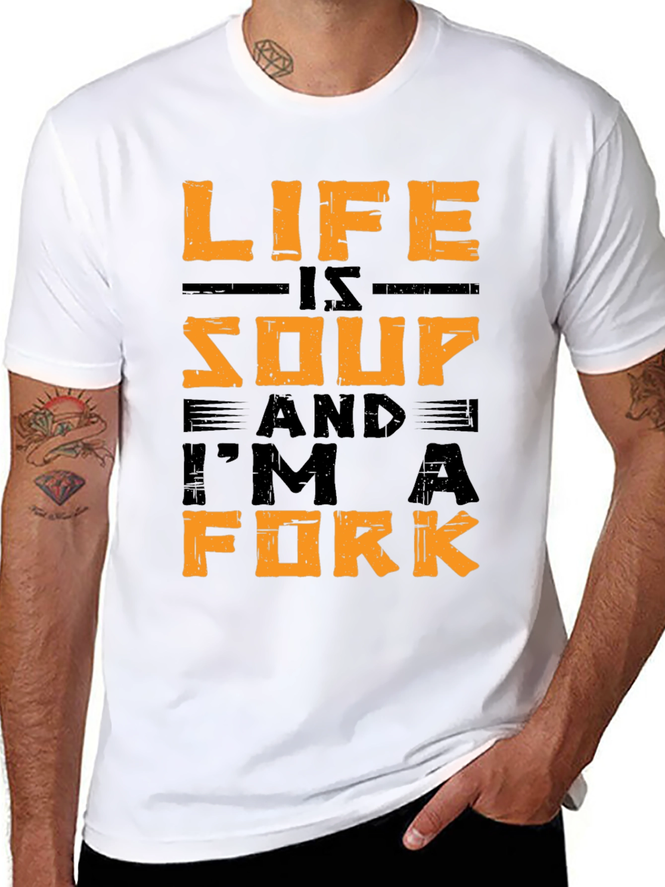 Life is Soup T-Shirt - Im A Fork